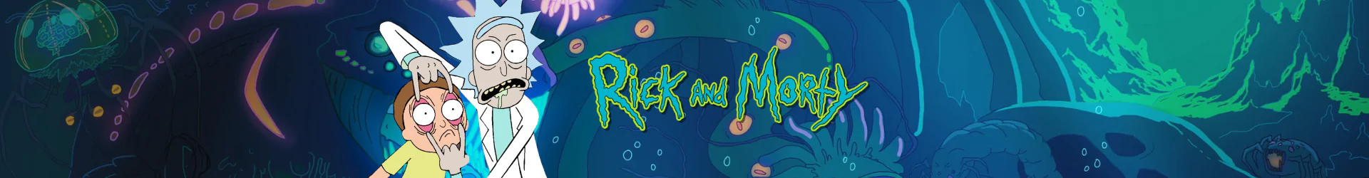 Rick and Morty puzzle banner