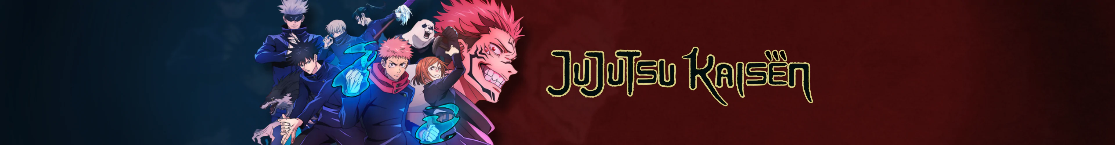 Jujutsu Kaisen produse banner