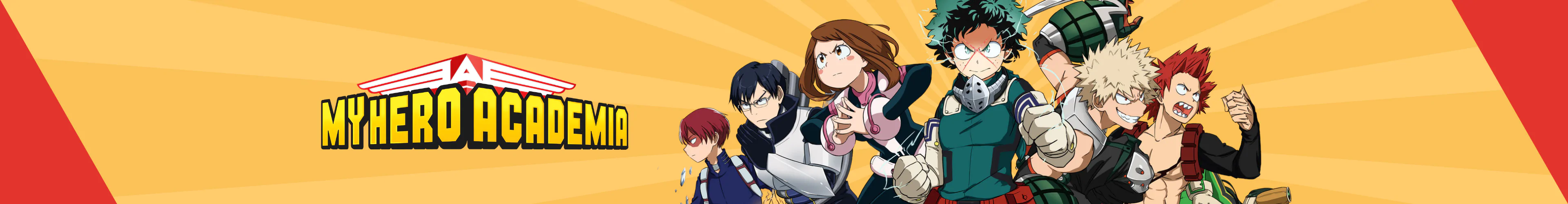 My Hero Academia produse banner