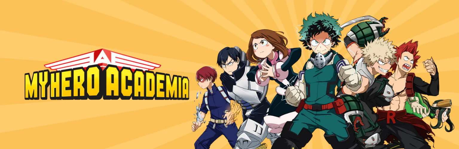 My Hero Academia produse banner mobil