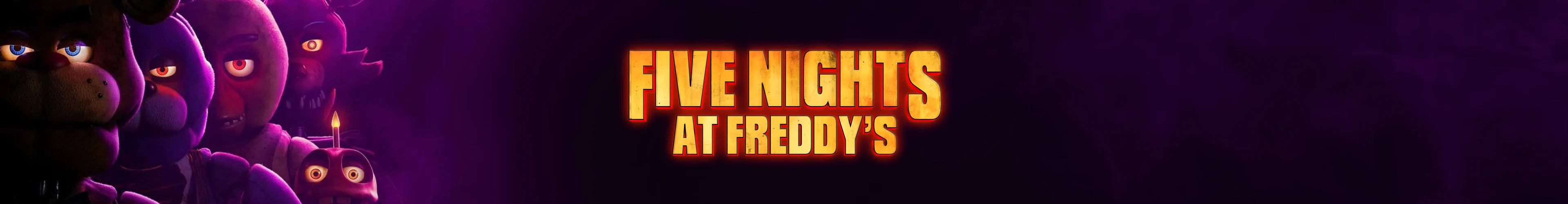 Five Nights at Freddy's produse banner