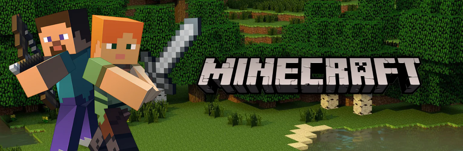 Minecraft caiete banner mobil