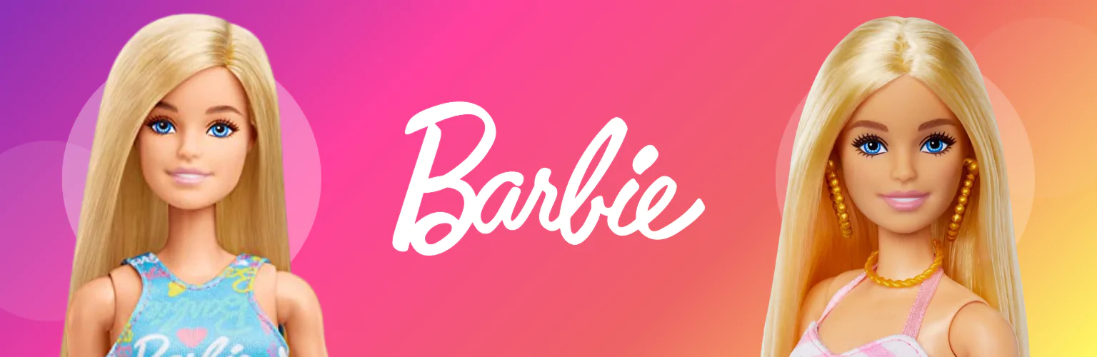 Barbie puzzle banner mobil