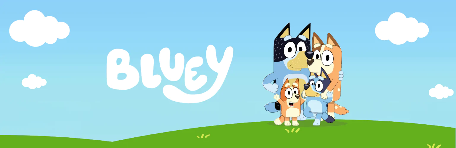 Bluey prosoape banner mobil