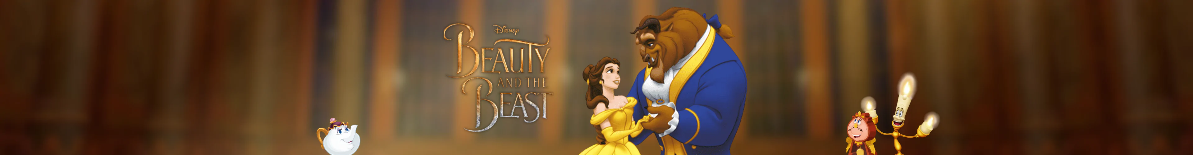 Beauty and the Beast lămpi banner