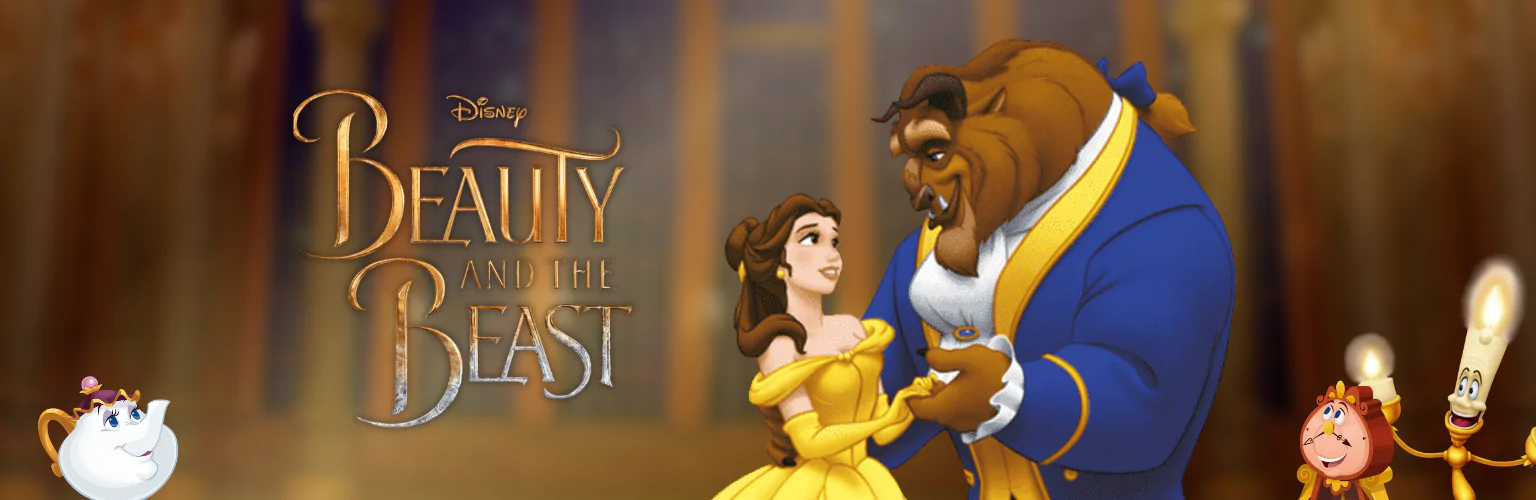 Beauty and the Beast lămpi banner mobil