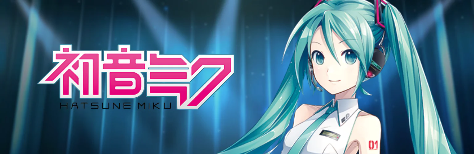 Vocaloid Hatsune Miku tricouri banner mobil