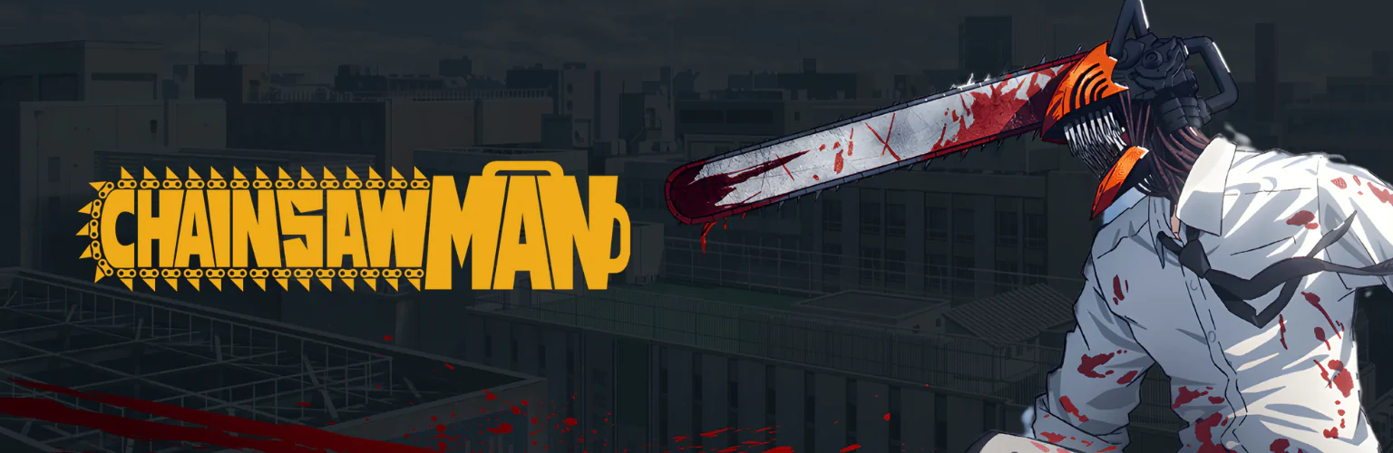 Chainsaw Man produse banner mobil