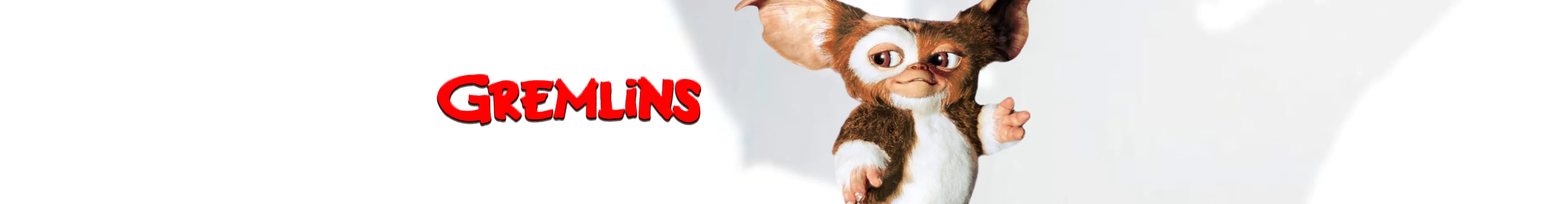 Gremlins figurine banner