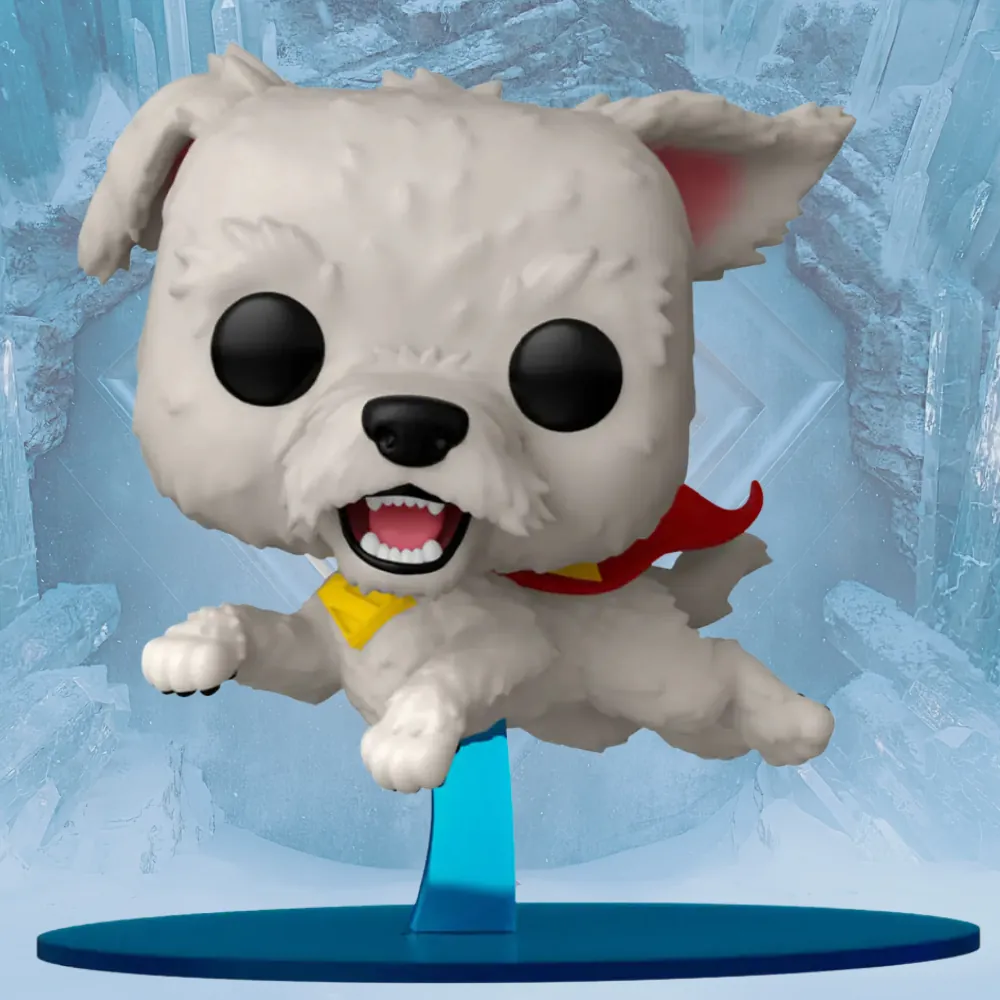 Figurină Funko POP DC Comics Superman Krypto banner