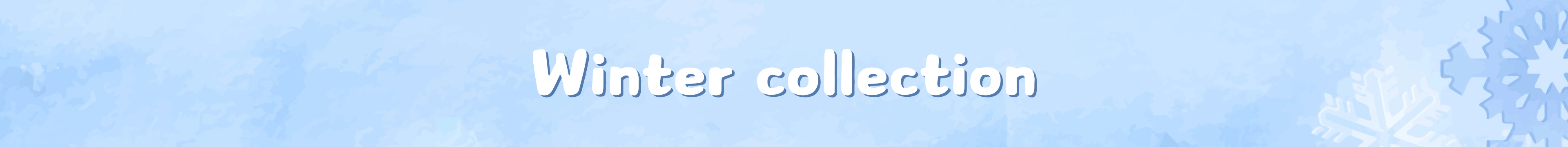 Winter Collection 2025 banner