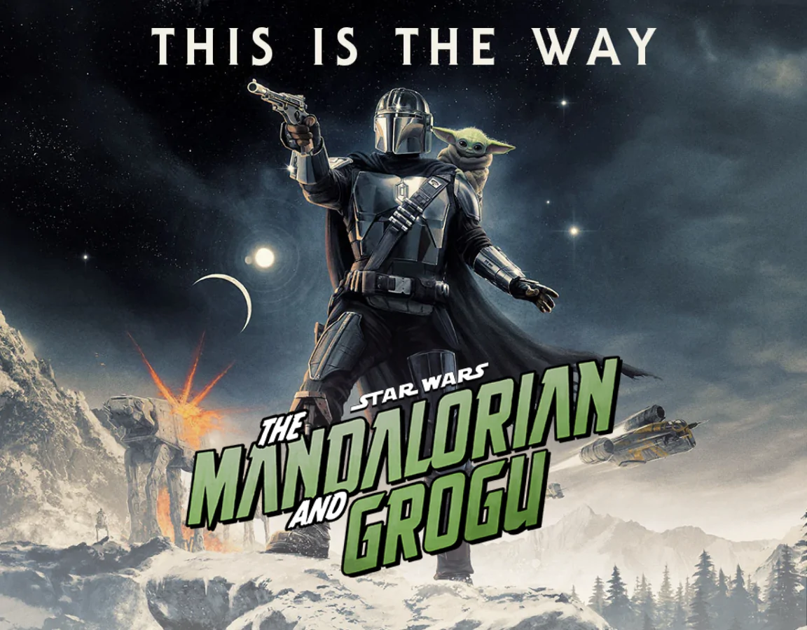 The Mandalorian produse banner