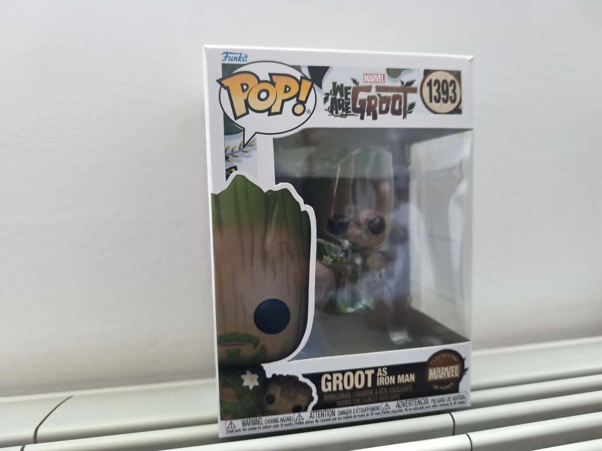 Figurină Funko POP Marvel We Are Groot - Groot ca Iron Man poza produsului