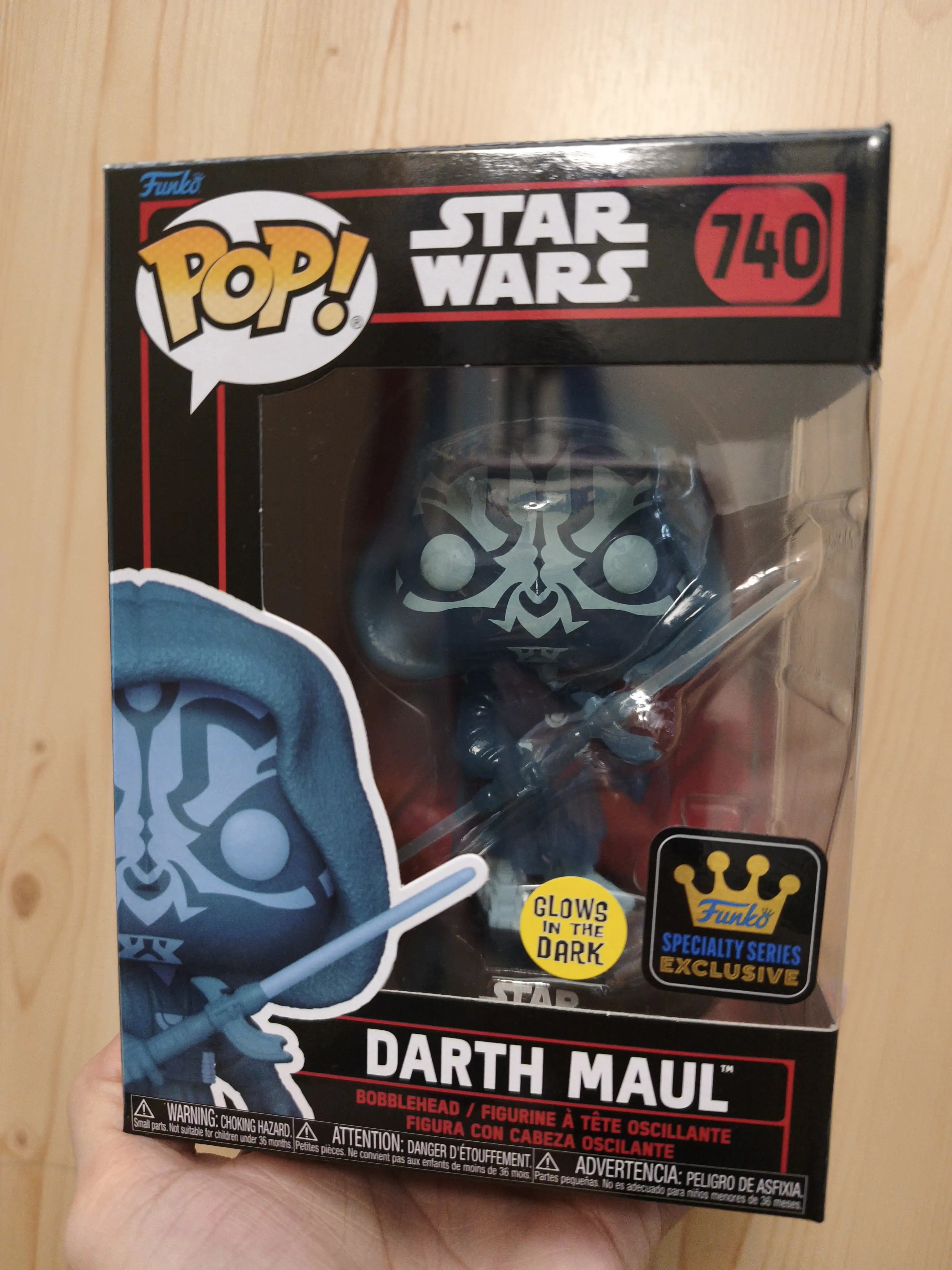 Figurină Funko POP Star Wars Darth Maul Exclusive poza produsului