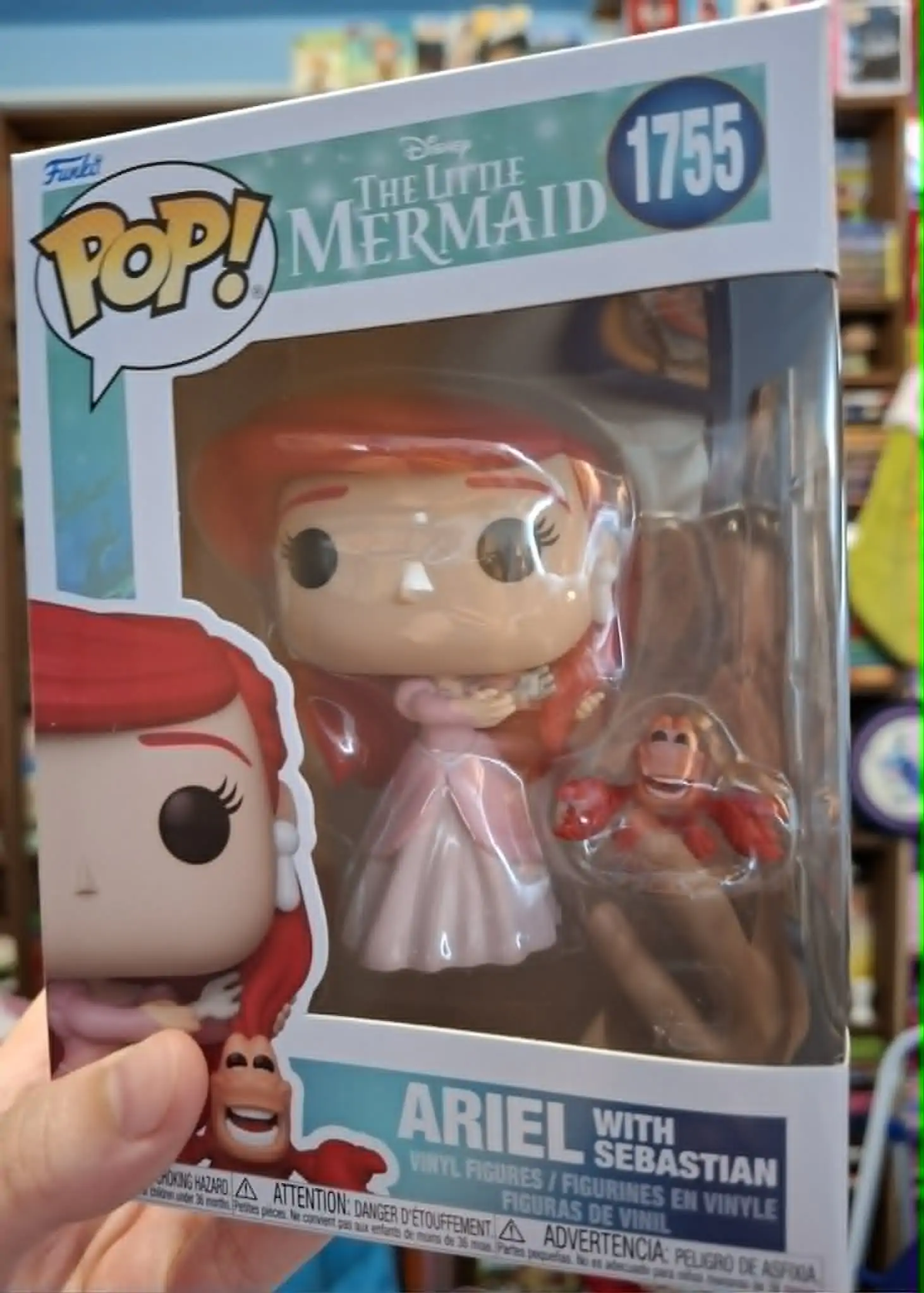 Funko POP figura Disney Buddy Ariel with Sebastian poza produsului