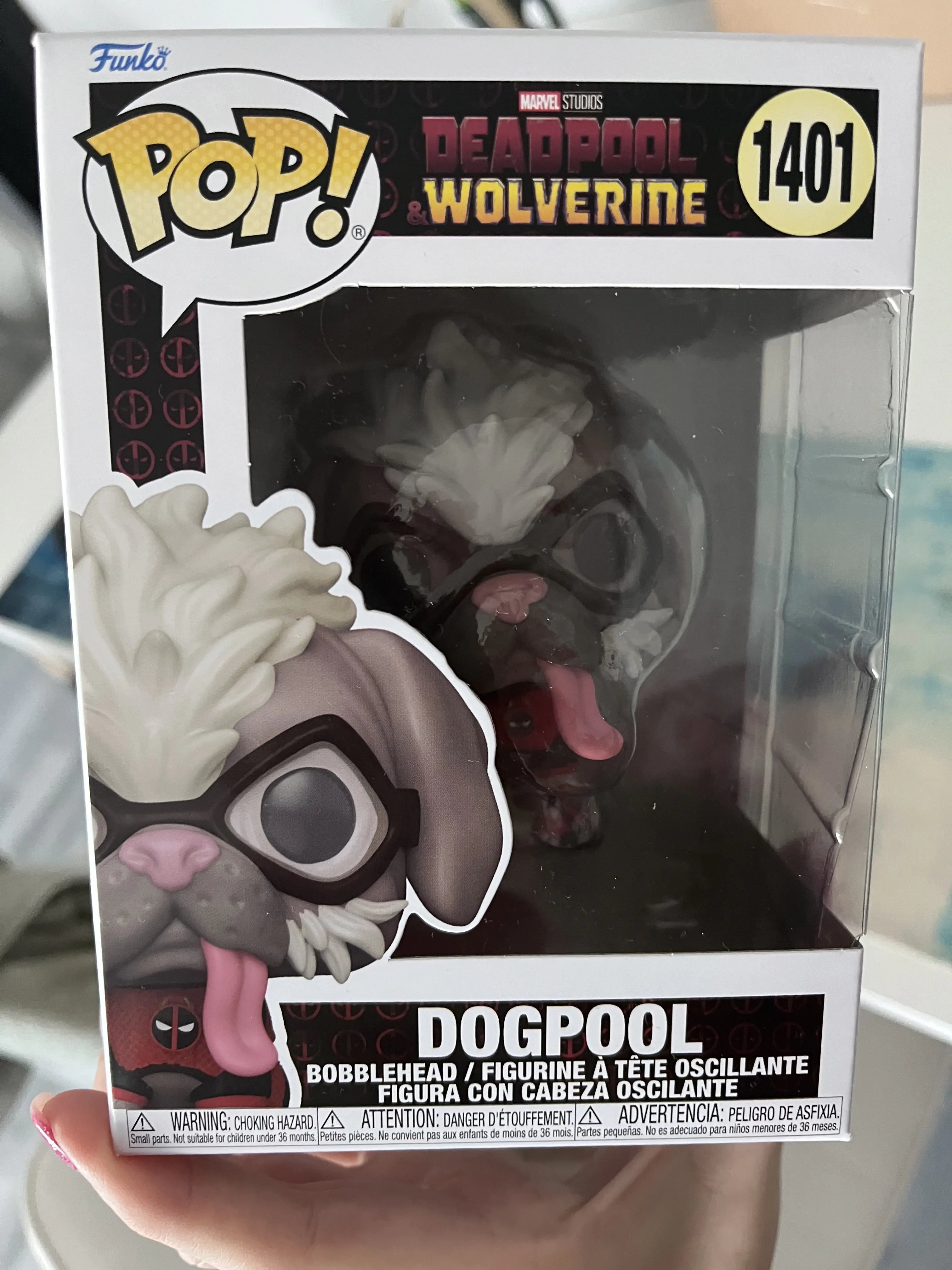 Figurină Funko POP Marvel Deadpool & Wolverine Dogpool poza produsului