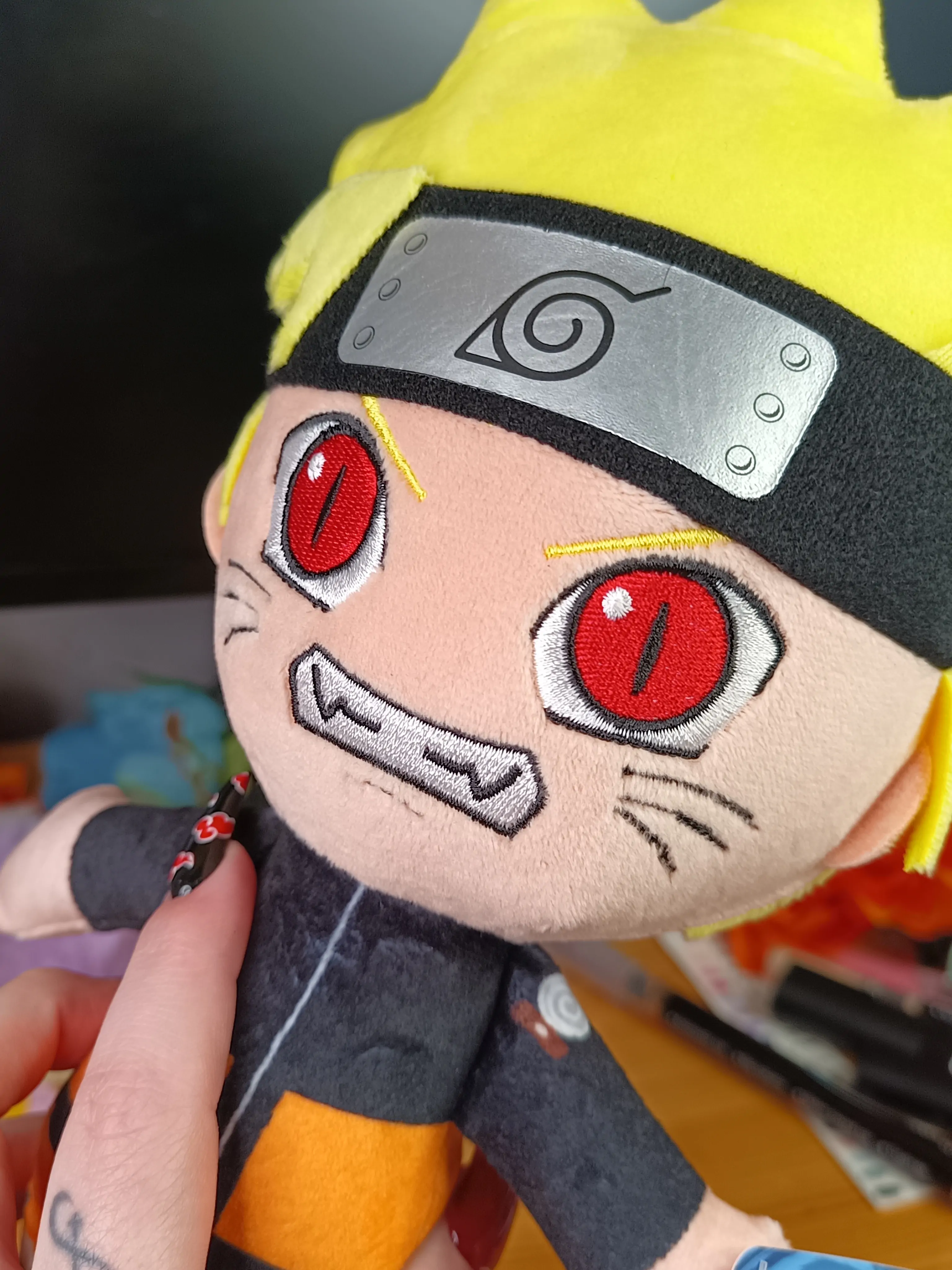 Figurină de pluș Naruto Shippuden Cuteforme Naruto Uzumaki Nine Tails Unleashed Version 29 cm poza produsului