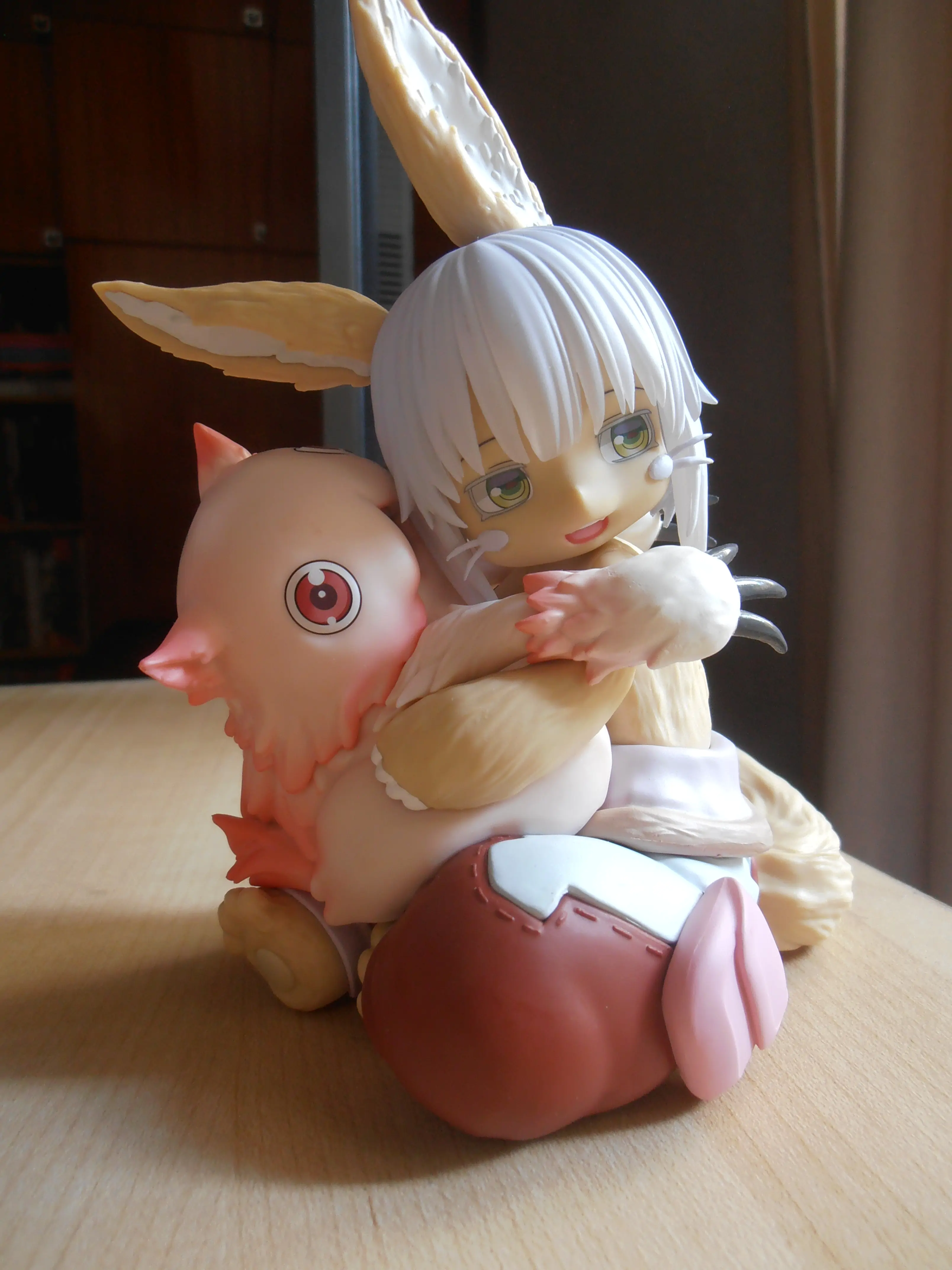 Made in Abyss: The Golden City of the Scorching Sun PVC Statuie Desktop Cute Figure Nanachi & Mitty Reissue 13 cm poza produsului