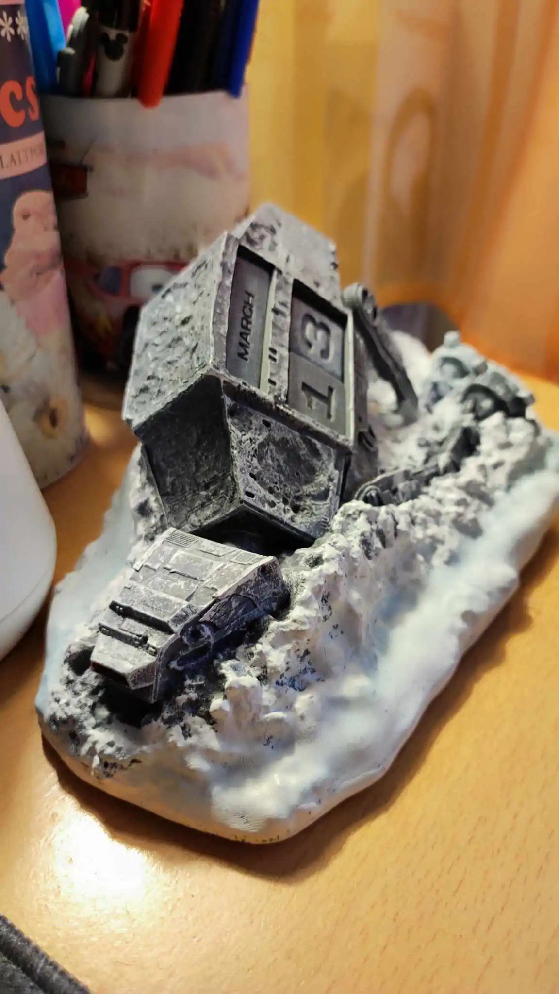 Star Wars AT-AT Shot Down Calendar perpetuu 3D poza produsului