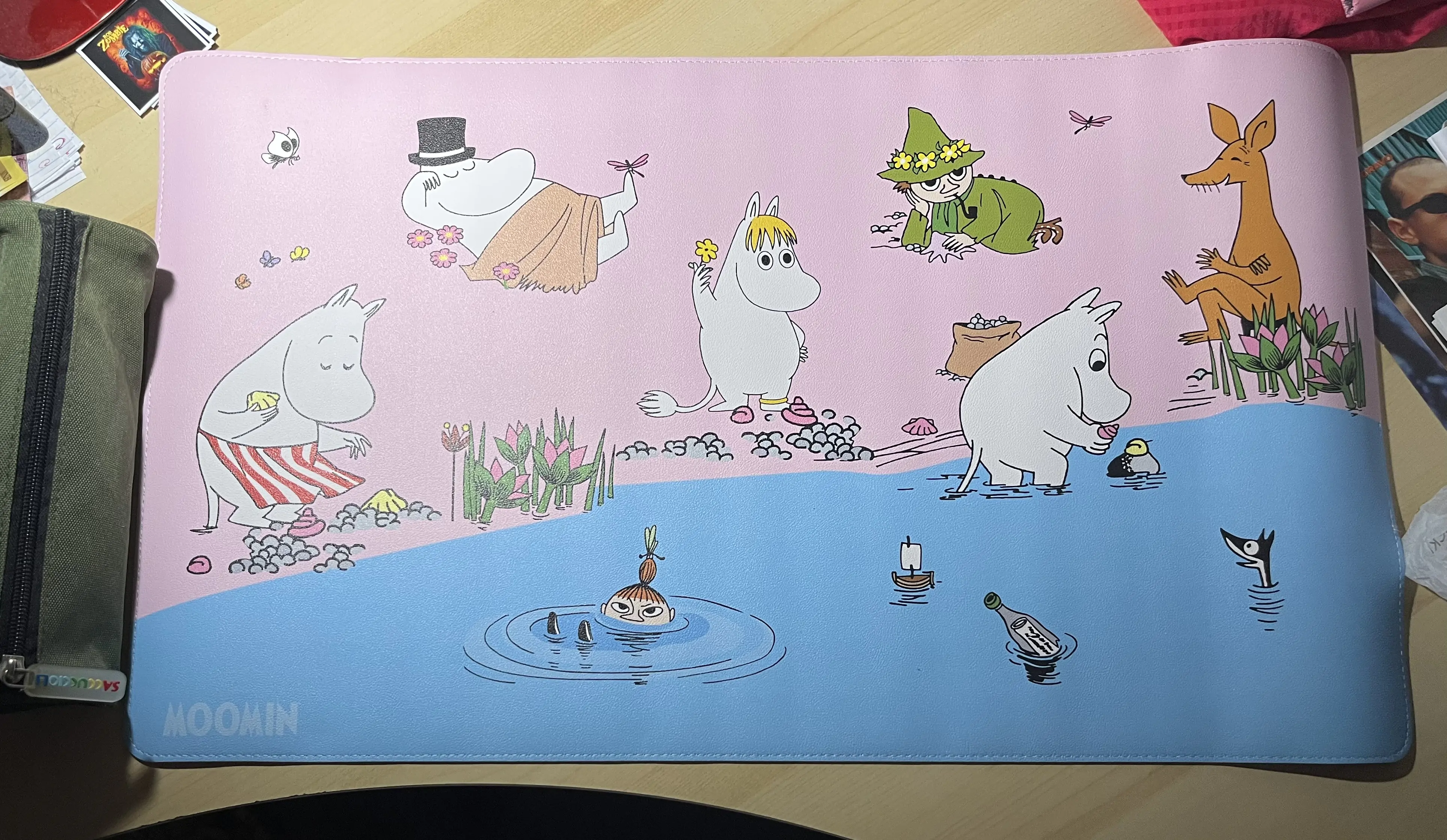 Moomin gaming desk mouse pad poza produsului