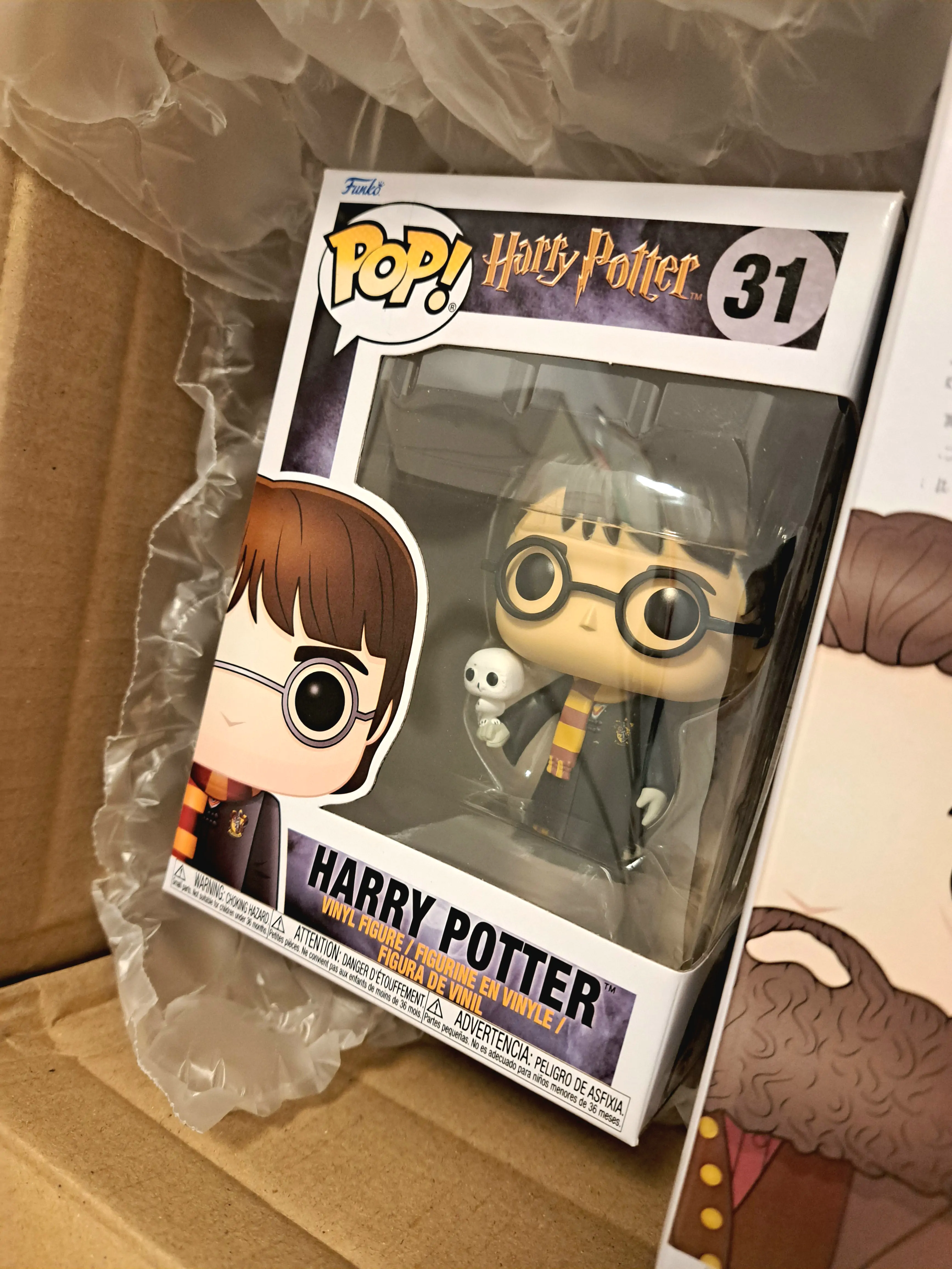 Harry Potter POP! Movies Figurina Vinil Harry cu Hedwig 9 cm poza produsului