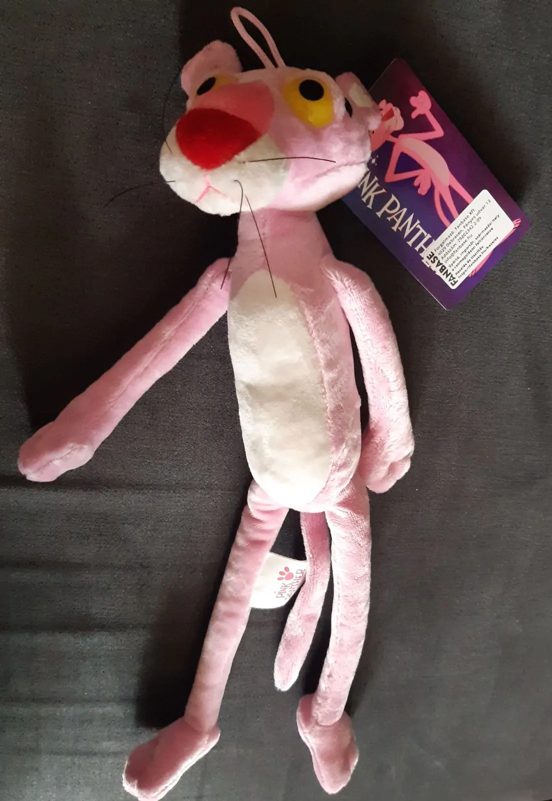 Pink Panther jucărie de pluș moale 30 cm poza produsului