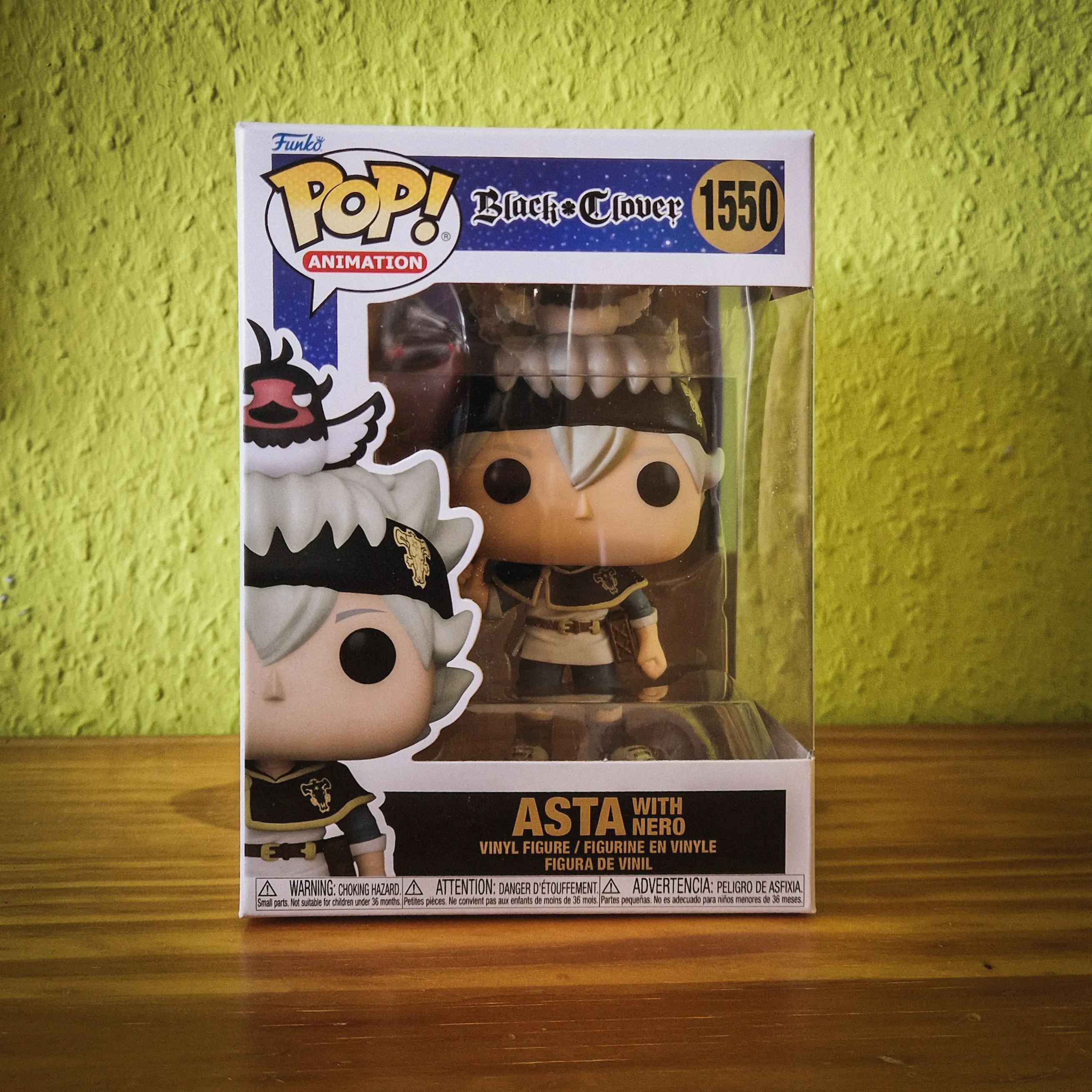 Black Clover POP! Figurină de animație Vinyl Asta w/Nero 9 cm poza produsului