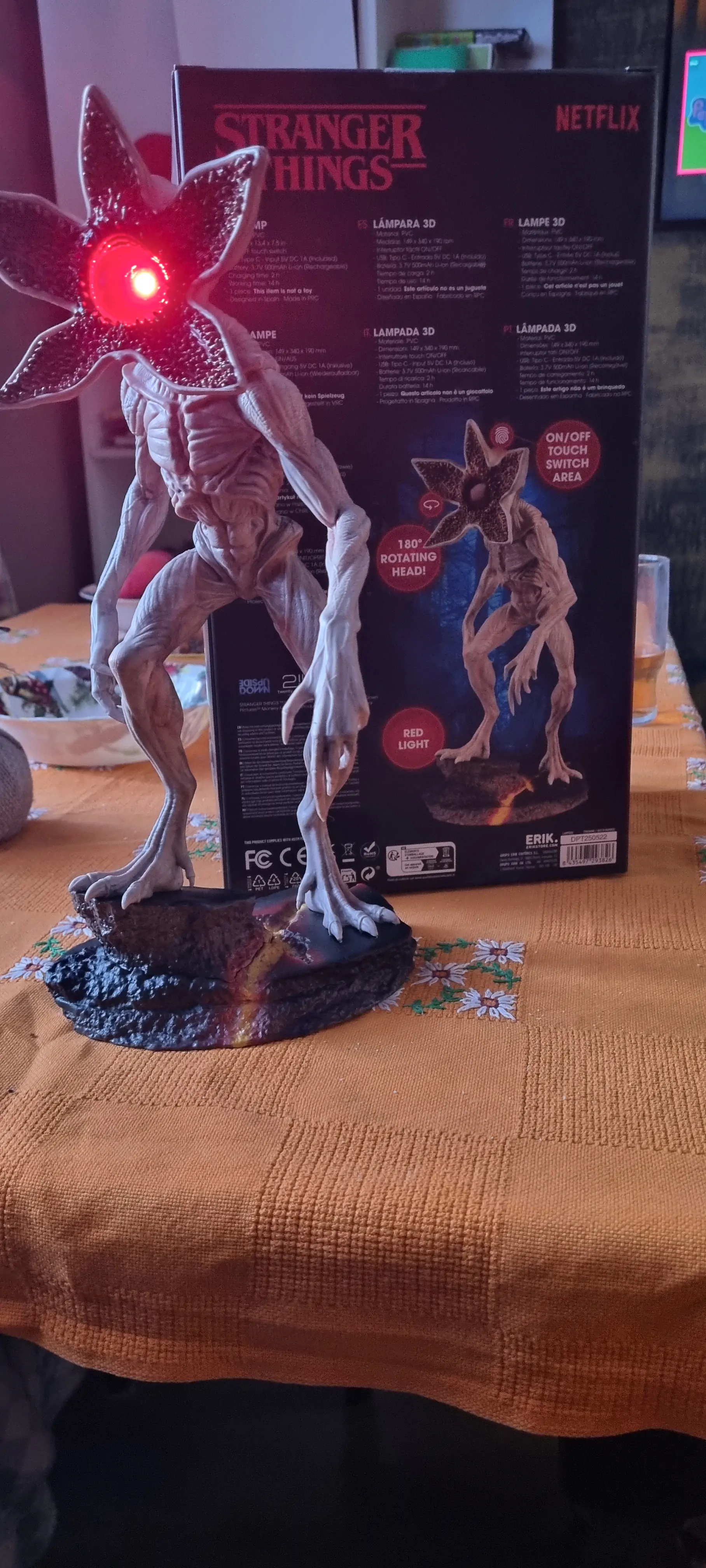 Stranger Things Demogorgon lampă poza produsului