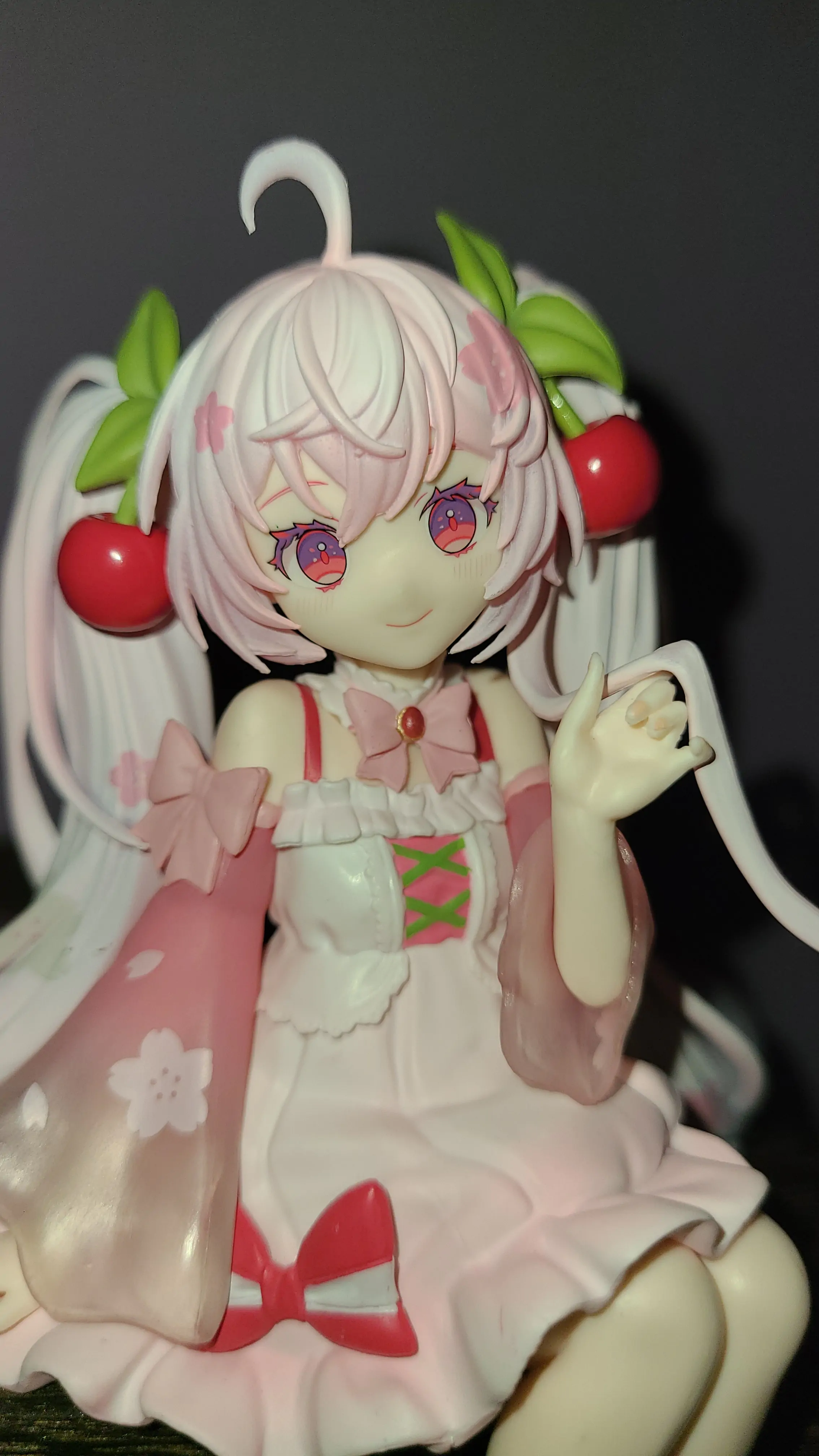 Statuetă PVC Opritor de Tăiței Hatsune Miku Sakura Miku 2025 14 cm poza produsului