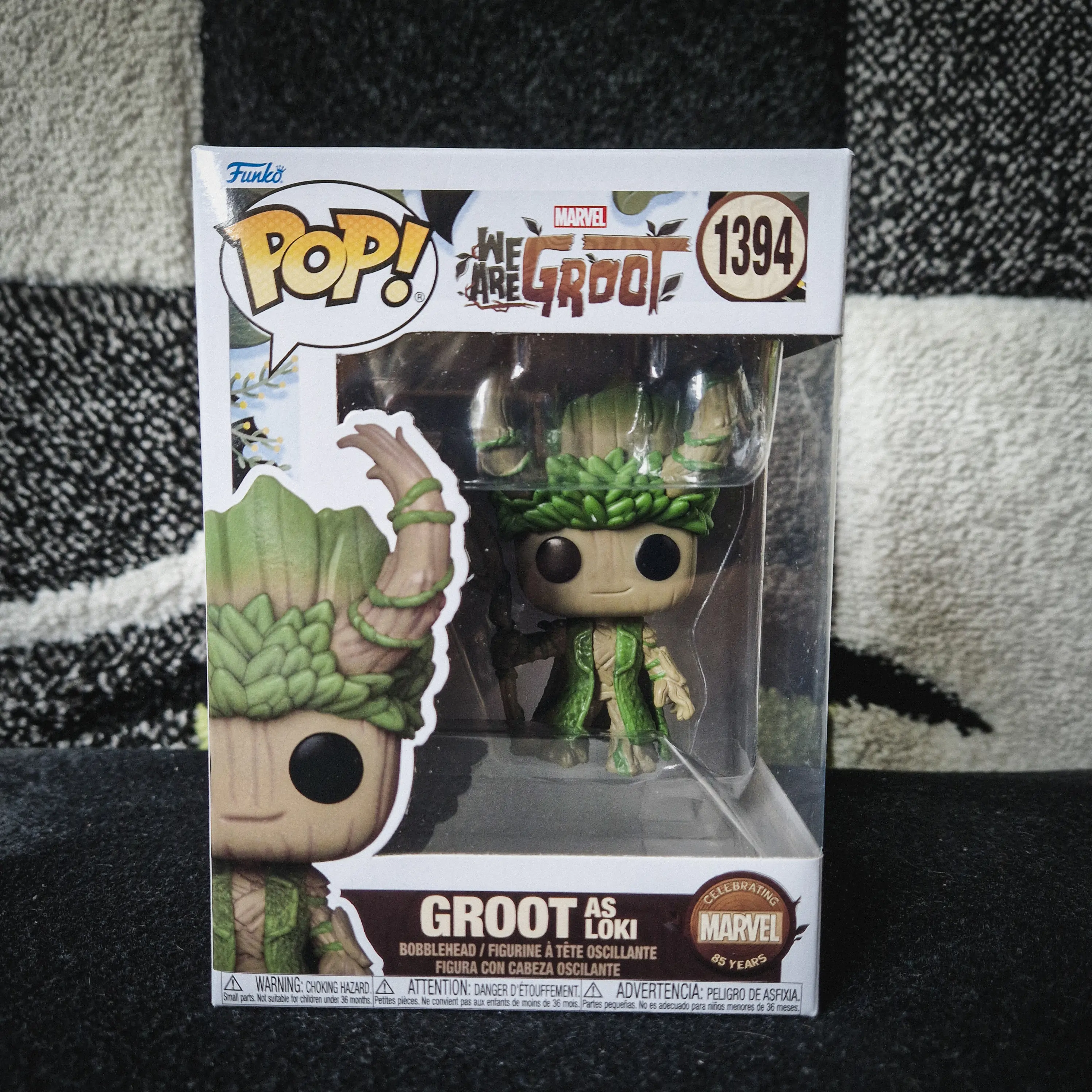 Figurină Funko POP Marvel We Are Groot - Groot ca Loki poza produsului