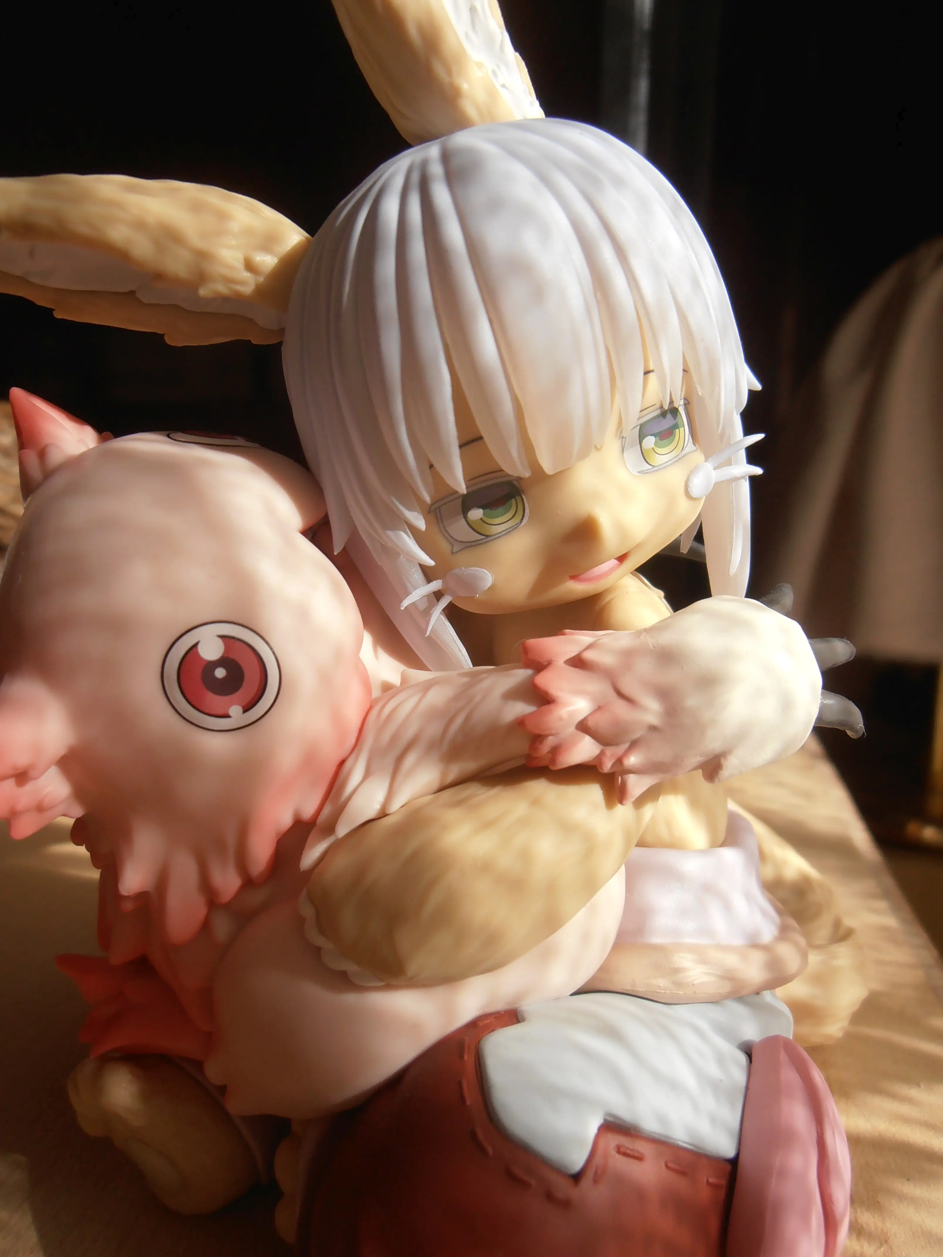 Made in Abyss: The Golden City of the Scorching Sun PVC Statuie Desktop Cute Figure Nanachi & Mitty Reissue 13 cm poza produsului
