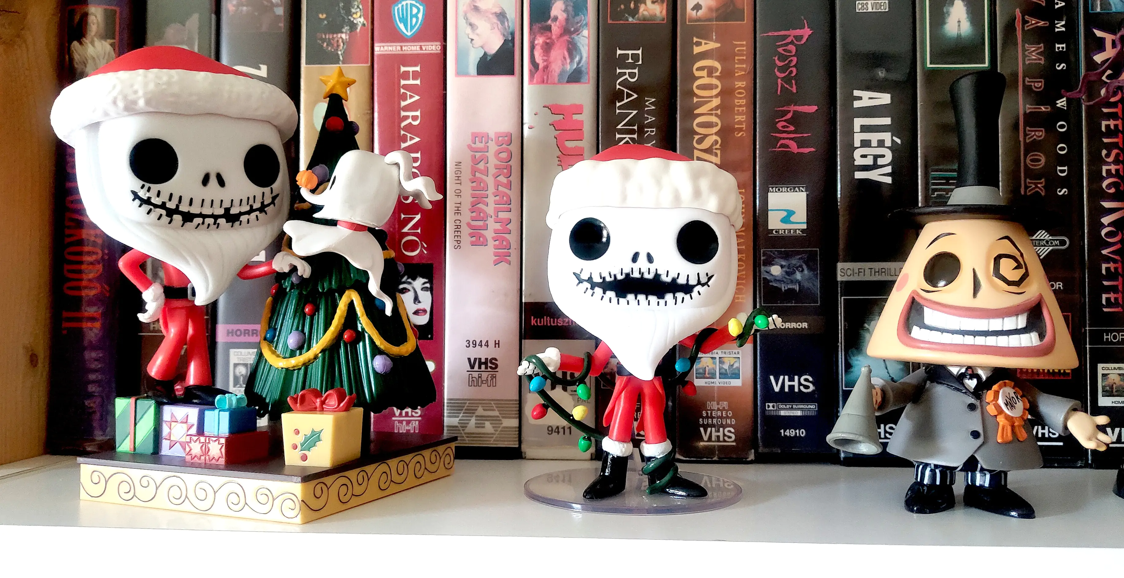 Figurină POP Deluxe Disney Nightmare Before Christmas Aniversarea 30 Jack Skellington și Zero poza produsului