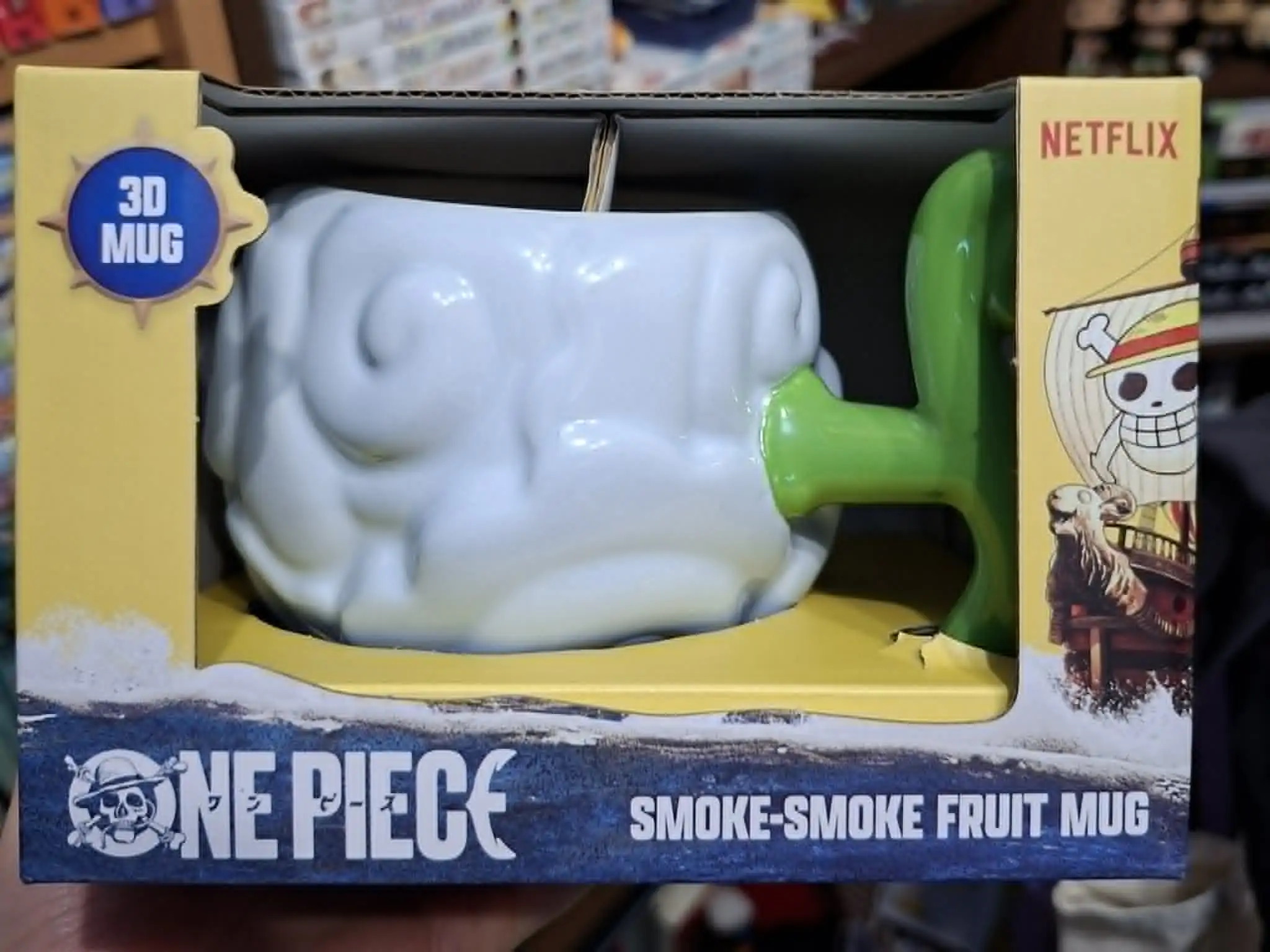 One Piece Netflix Cană 3D Fruit Smoke-Smoke 600 ml poza produsului
