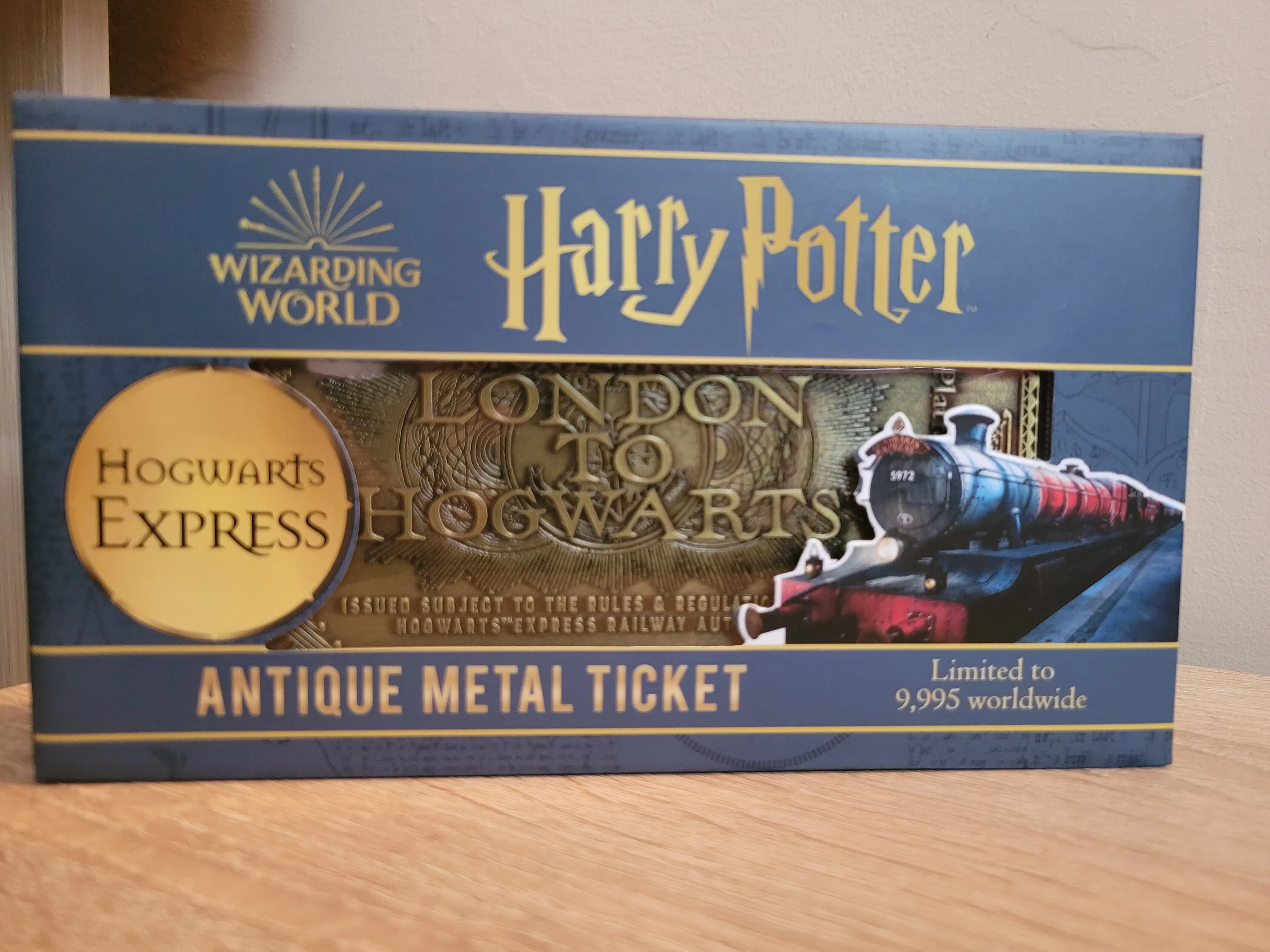 Harry Potter Replica Bilet Tren Hogwarts Ediție Limitată poza produsului
