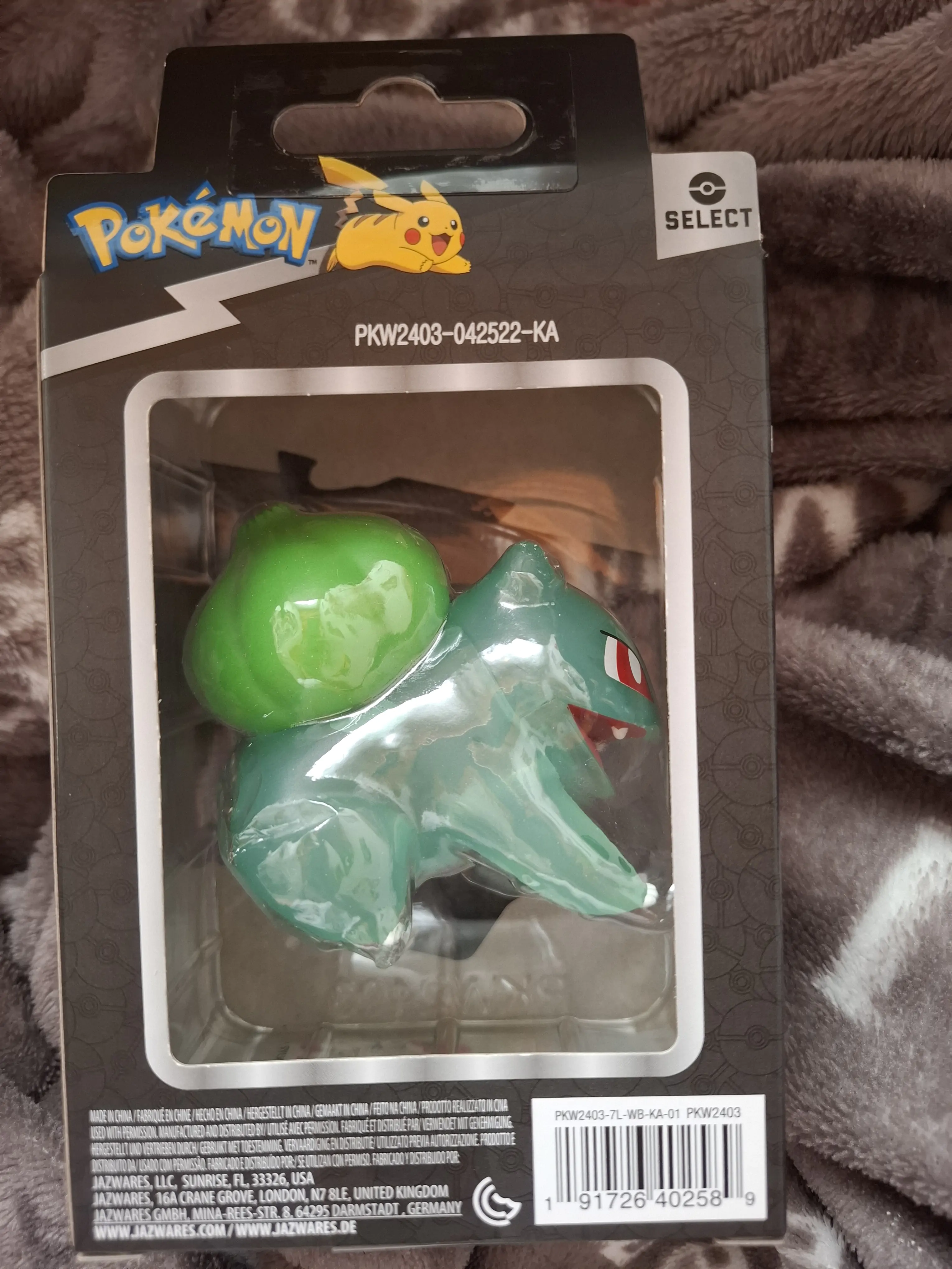 Figurină de luptă Pokémon Select Bulbasaur (Translucent) 7,5 cm poza produsului