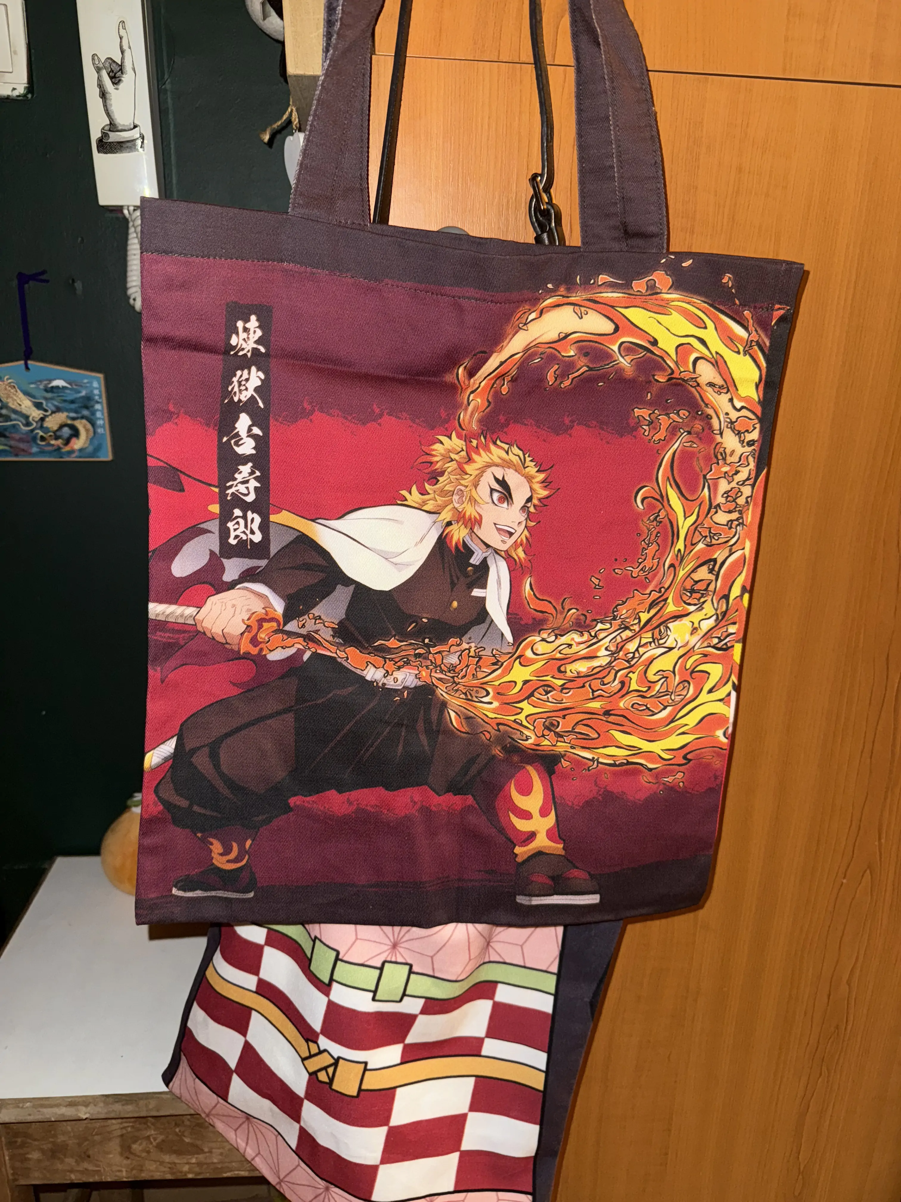 Demon Slayer: Kimetsu no Yaiba Geantă Tote Kyojuro Rengoku poza produsului