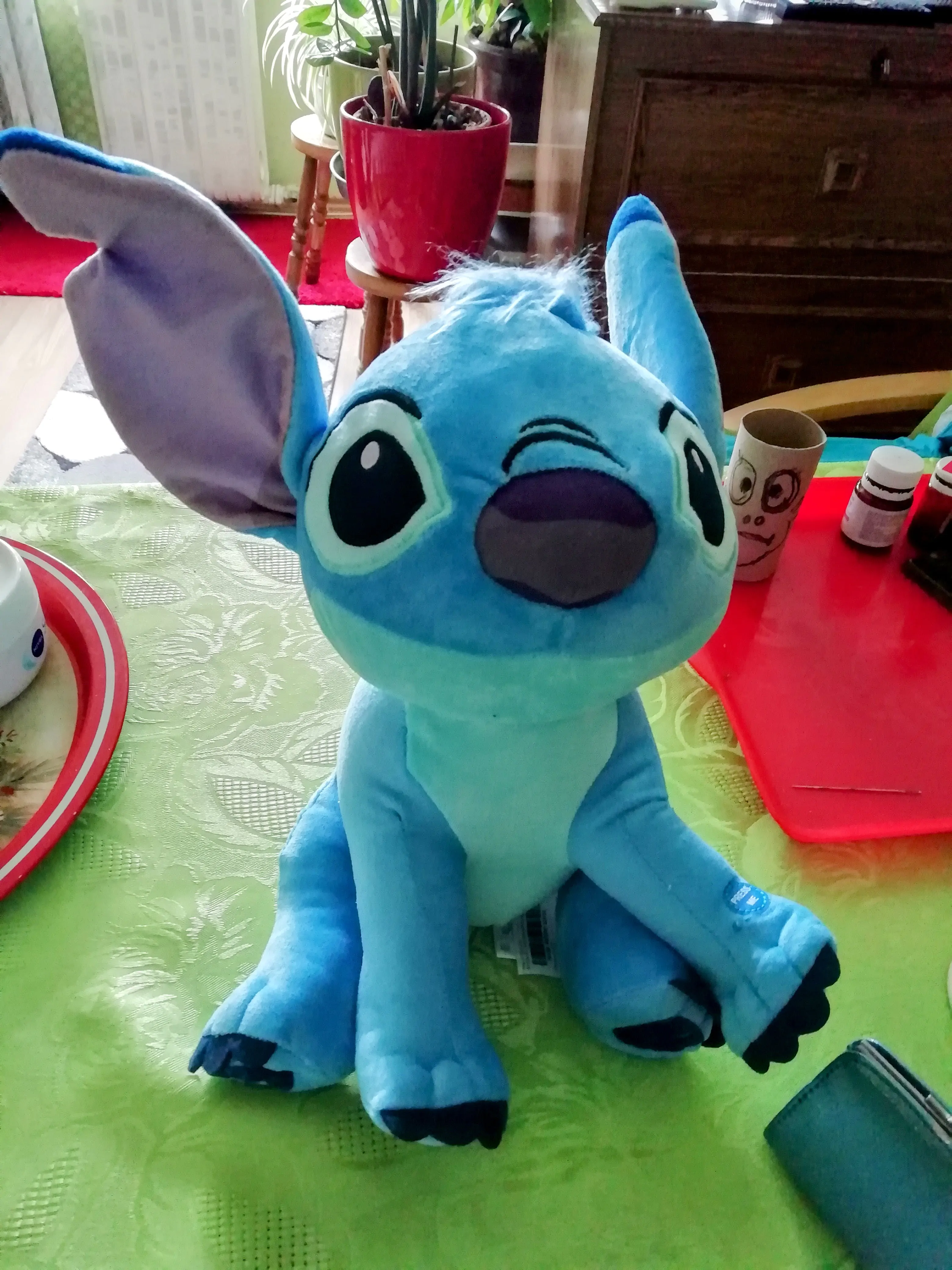 Lilo & Stitch Figurina de pluș cu sunet Stitch 30 cm poza produsului