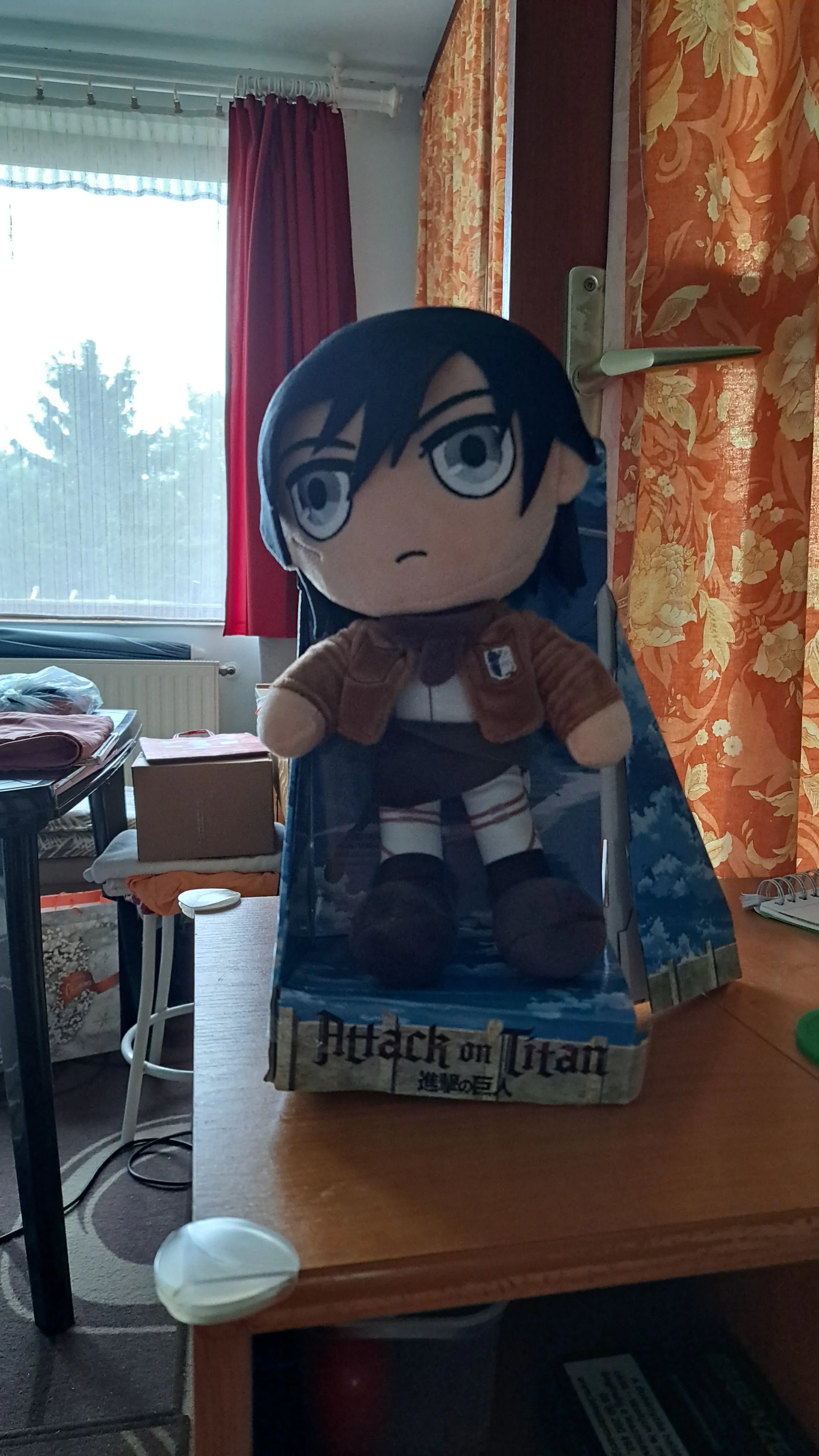 Attack on Titan Mikasa jucărie de pluș 27cm poza produsului