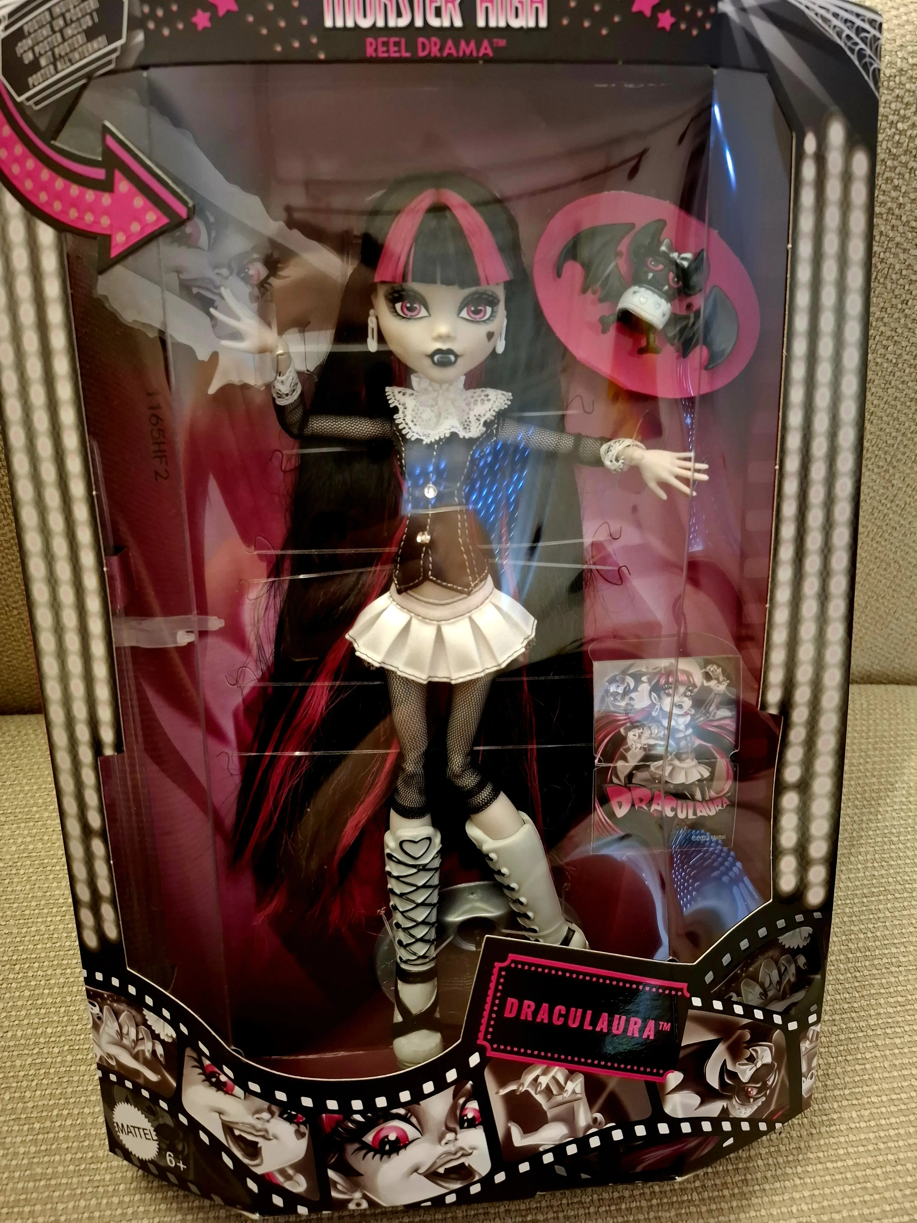 Monster High Reel Drama Draculaura păpușă poza produsului