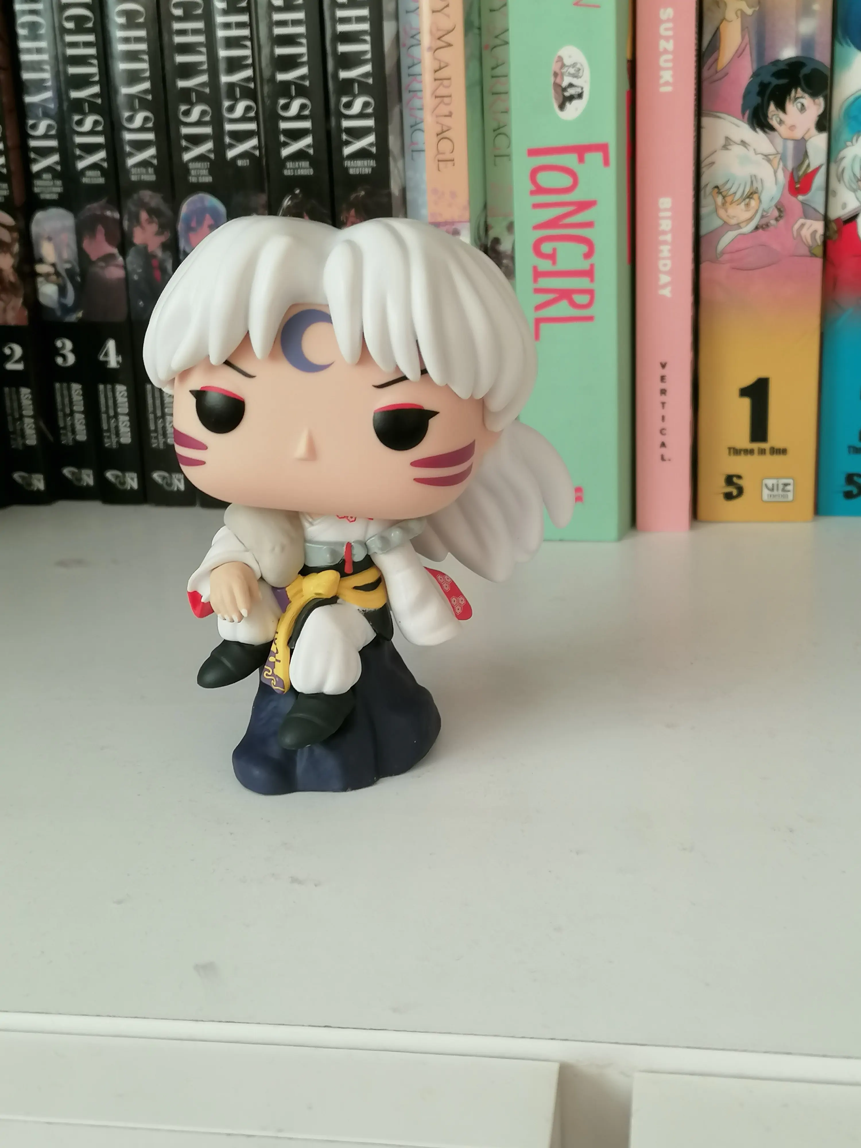Figurină de vinil animată Inuyasha Funko POP! Plus Sesshomaru (Sitting) 9 cm poza produsului