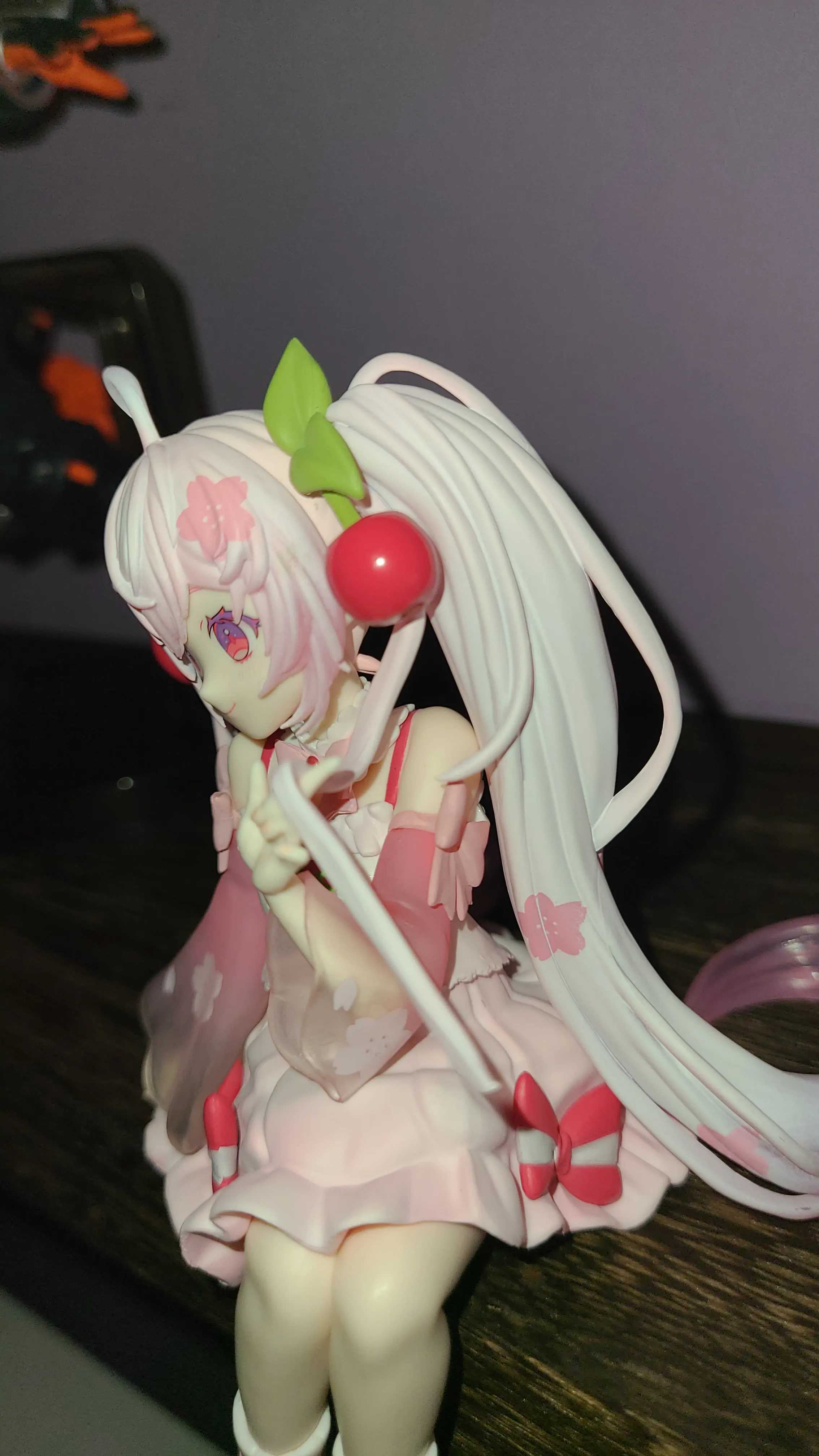 Statuetă PVC Opritor de Tăiței Hatsune Miku Sakura Miku 2025 14 cm poza produsului