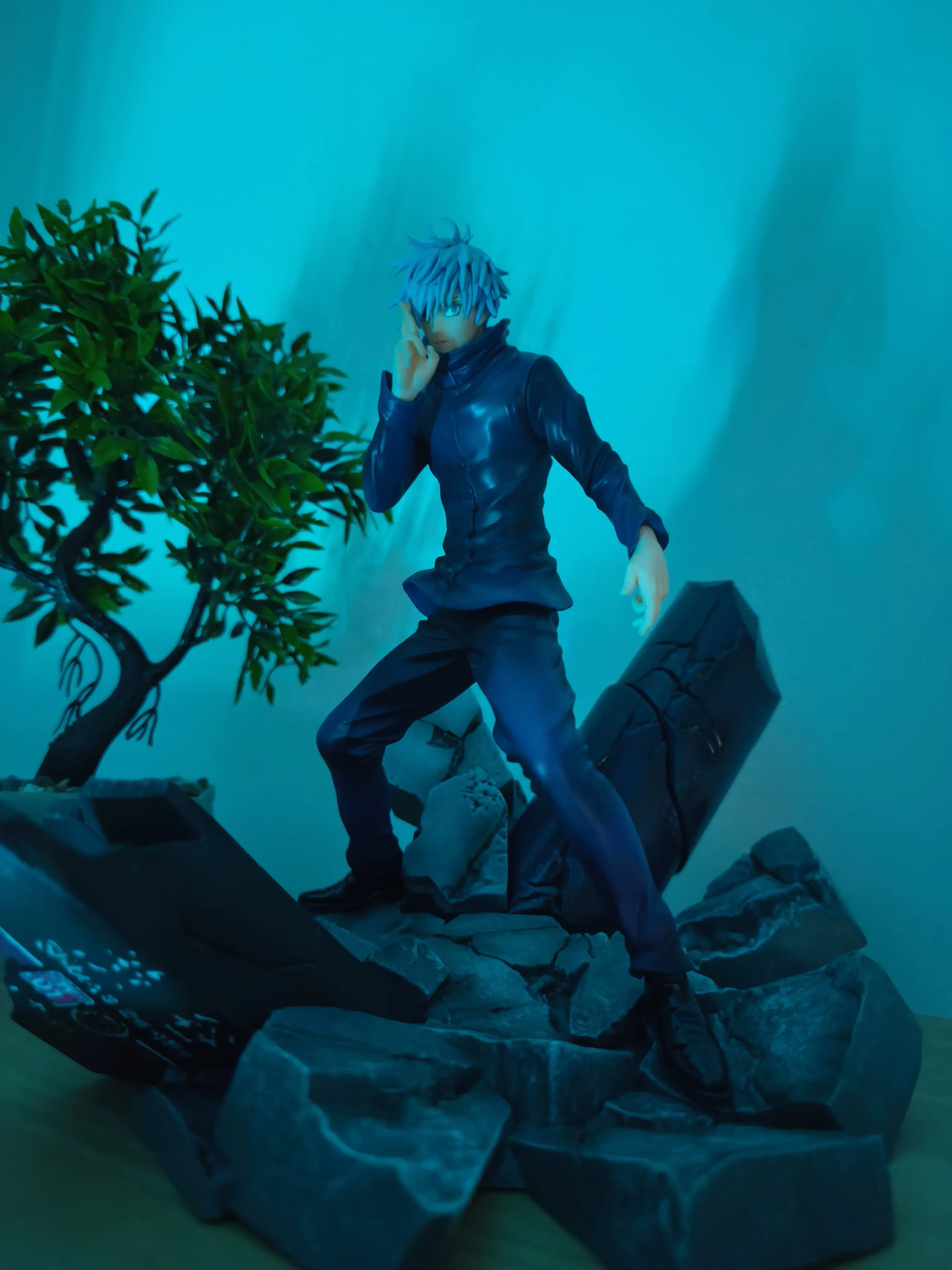 Jujutsu Kaisen Figurizm Luminasta Statuie din PVC Shibuya Incident Satoru Gojo Unlimited Void 21 cm poza produsului