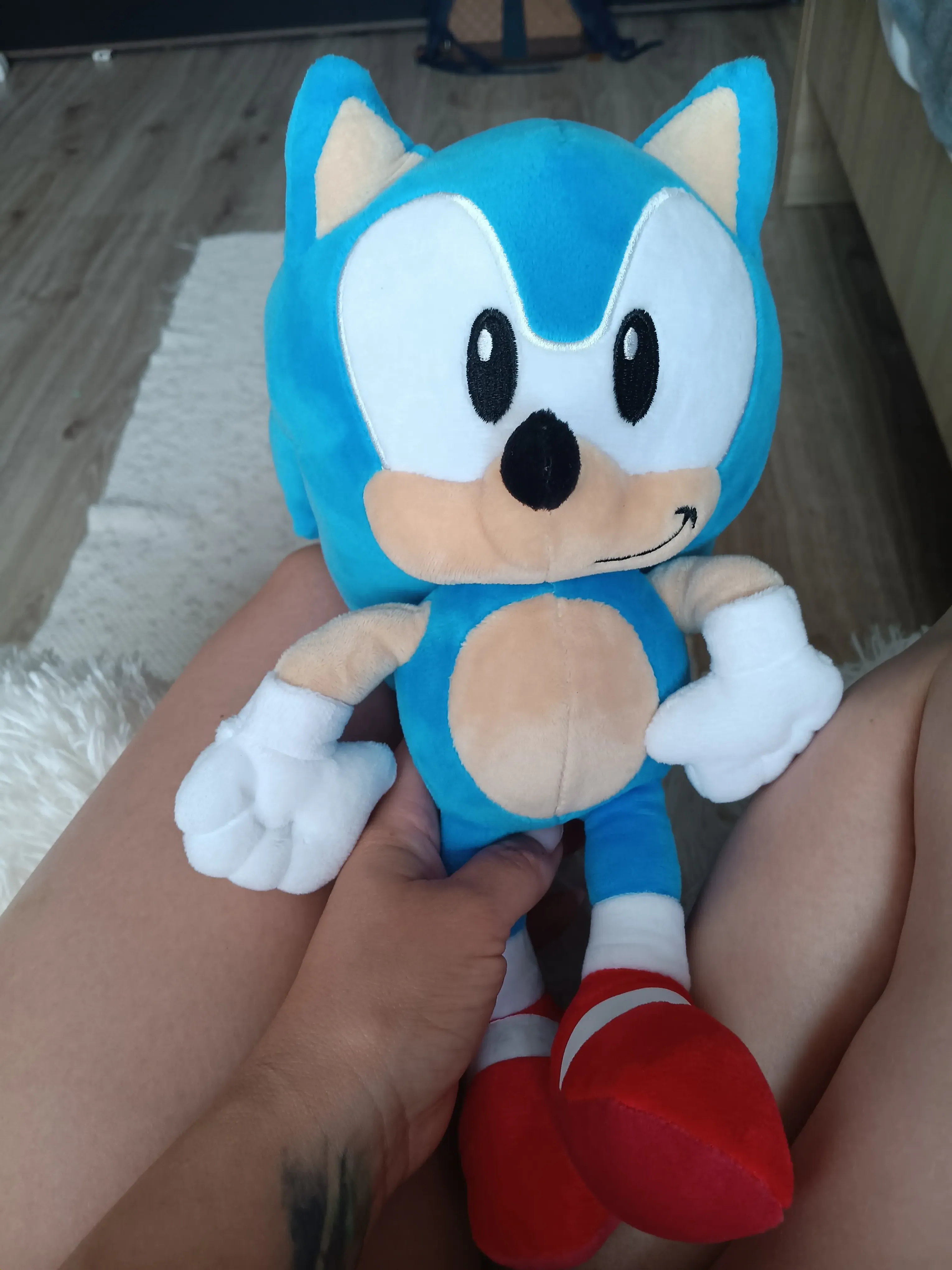 Jucărie de pluș moale Sonic 30cm poza produsului