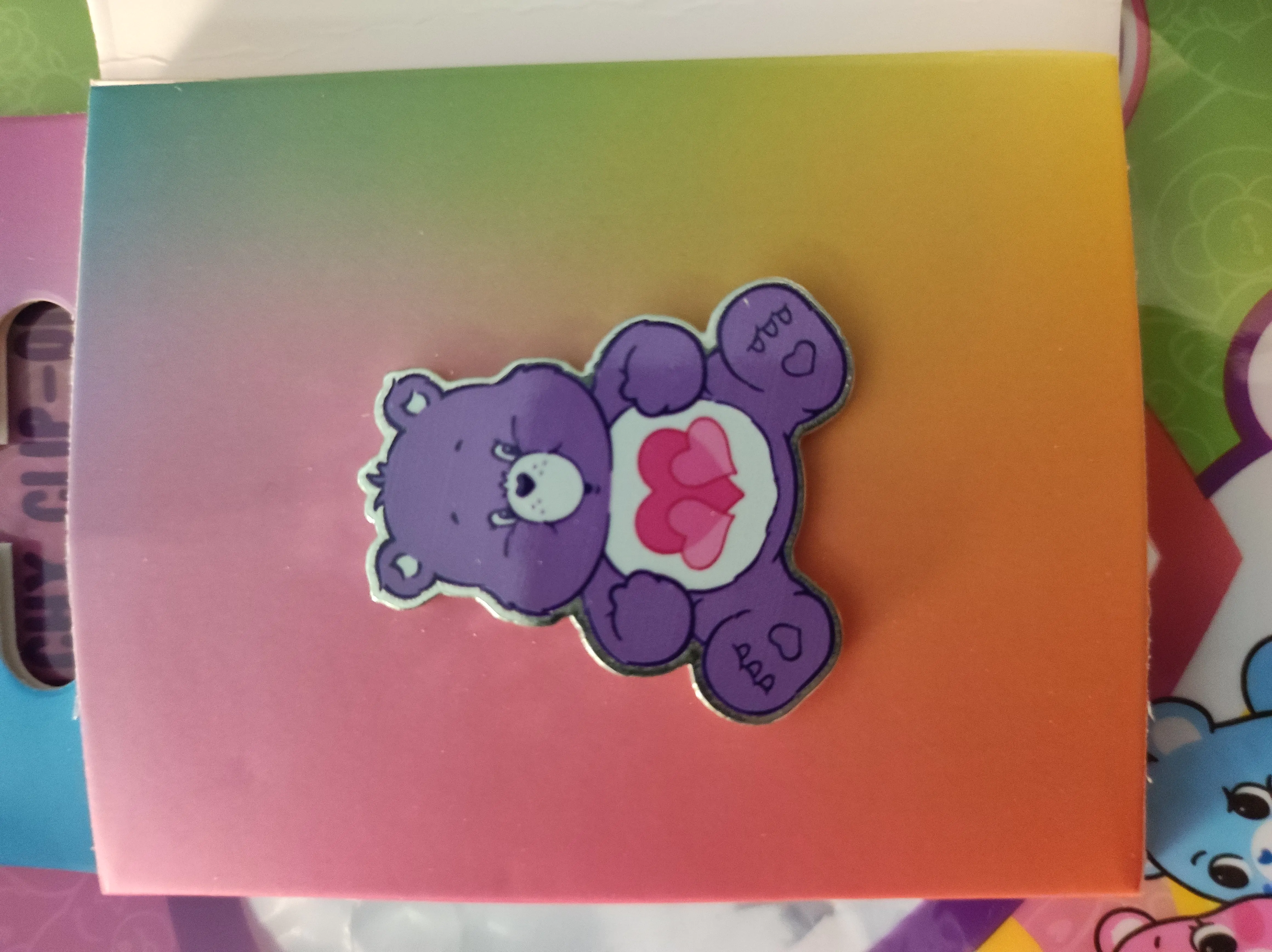 Care Bears Enamel Pin Badge Harmony Bear poza produsului