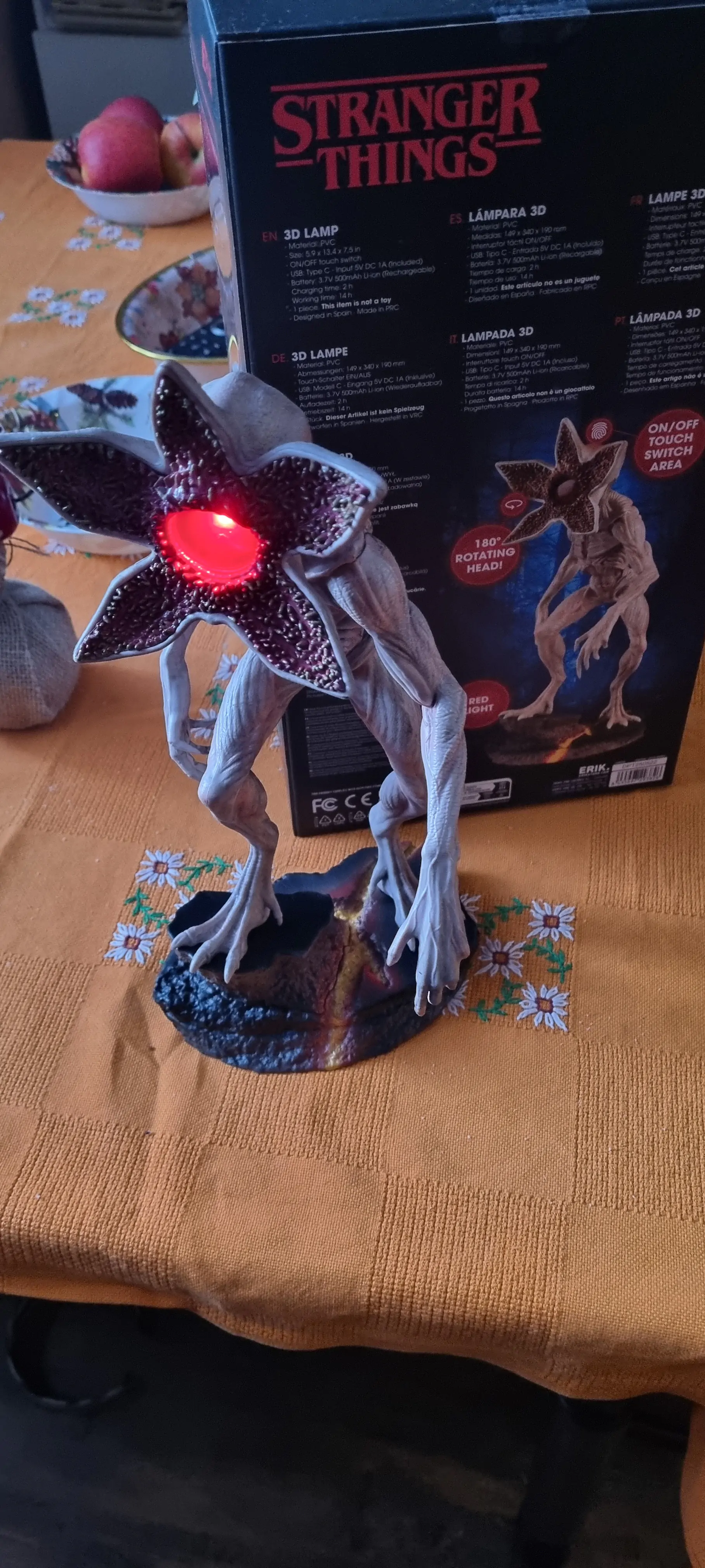 Stranger Things Demogorgon lampă poza produsului