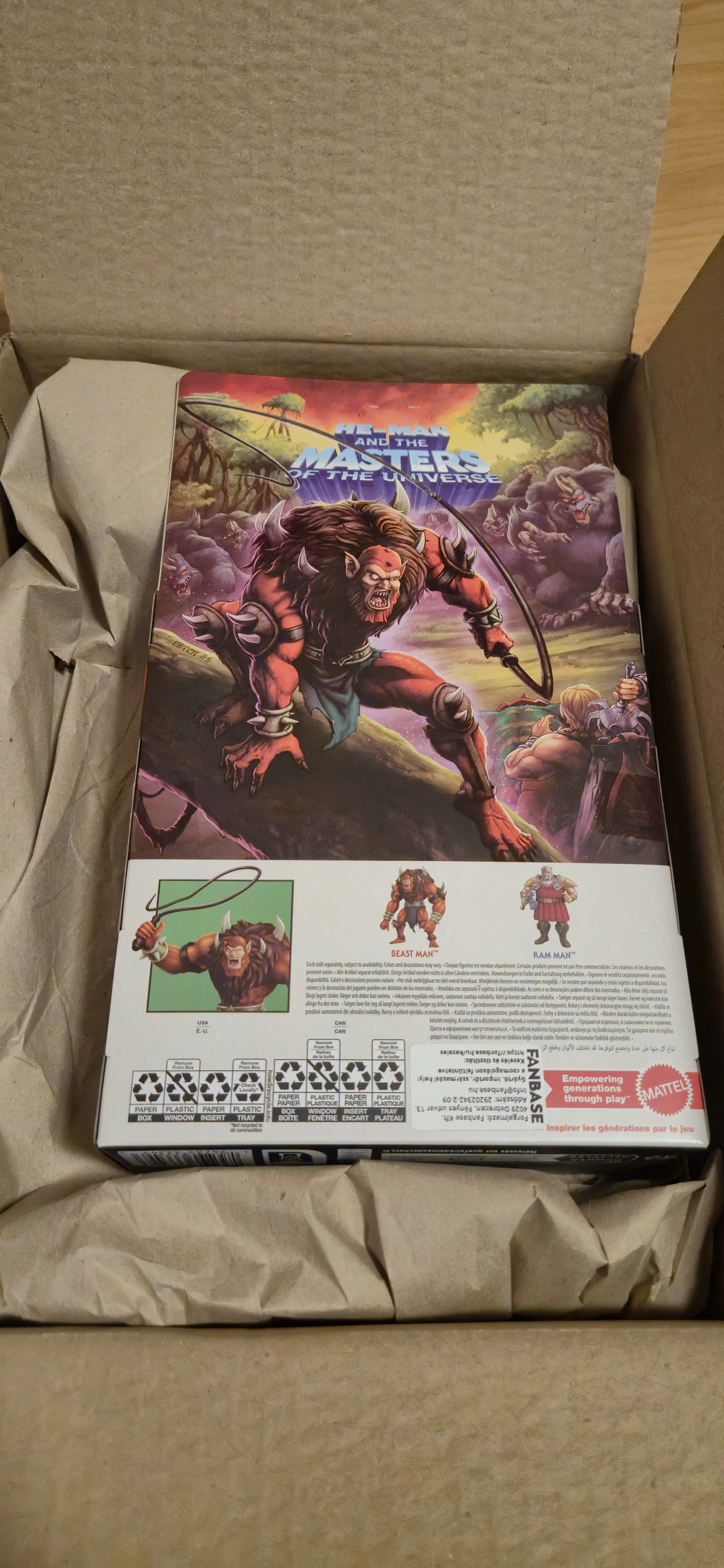 Masters of the Universe Origins Deluxe Figurina de actiune Beast Man 14 cm poza produsului