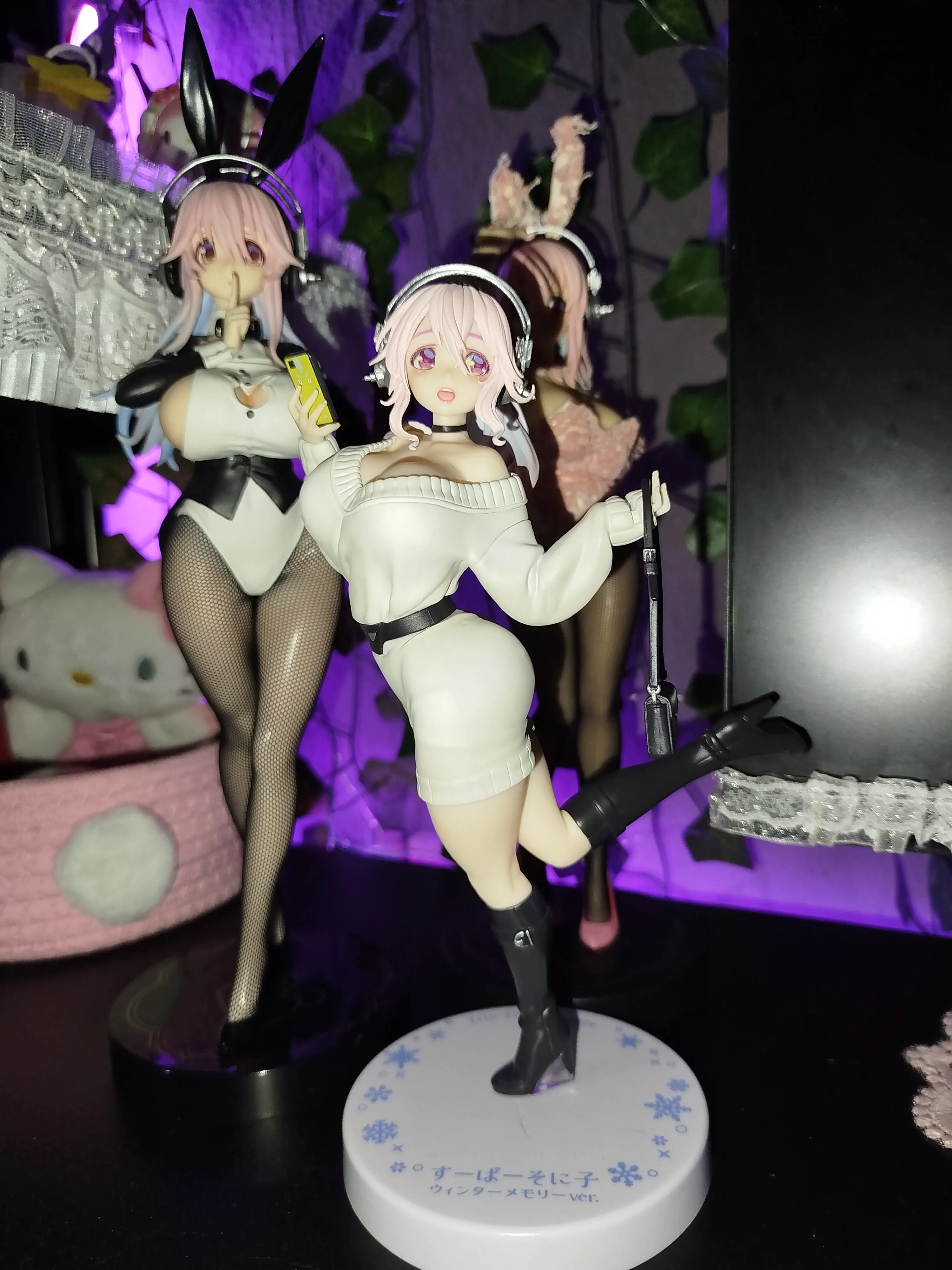 Super Sonico Trio-Try-iT statuie PVC Winter Memory Ver. 21 cm poza produsului