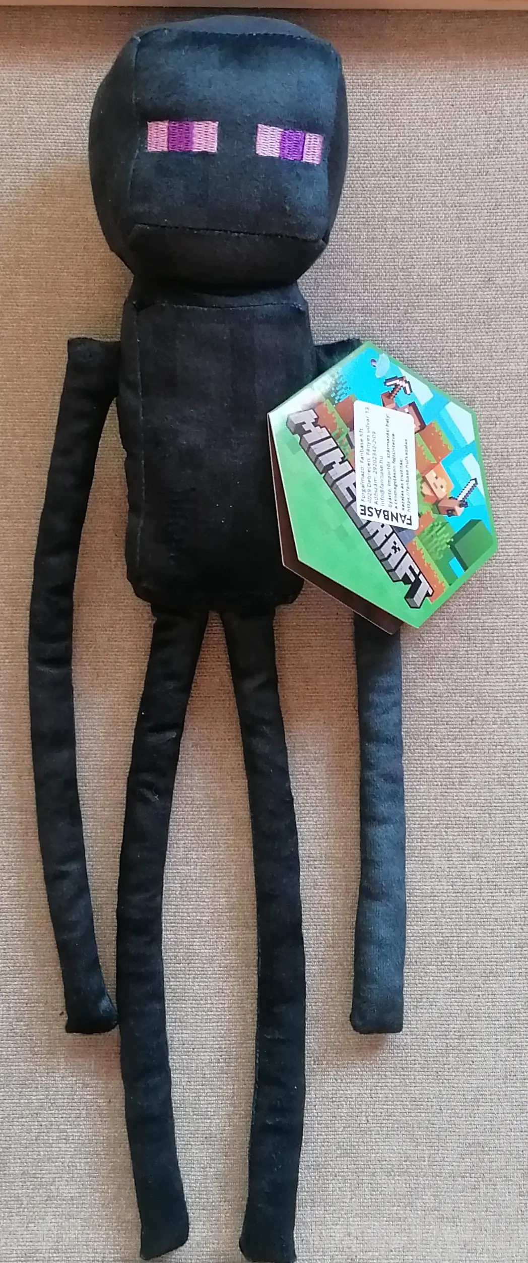 Jucărie de pluș Minecraft Enderman 37cm poza produsului