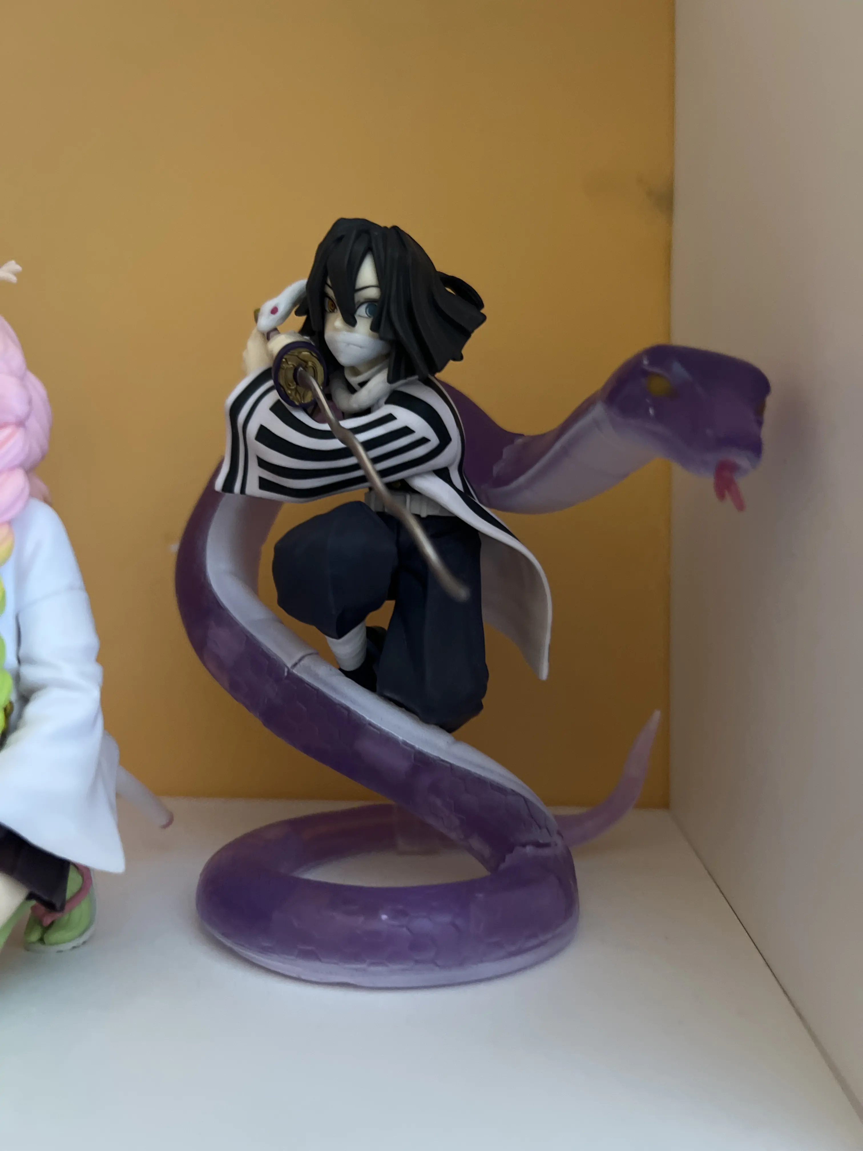 Statuie PVC anime Demon Slayer: Kimetsu no Yaiba Xross Link Obanai Iguro Hashira Training Arc 14 cm poza produsului