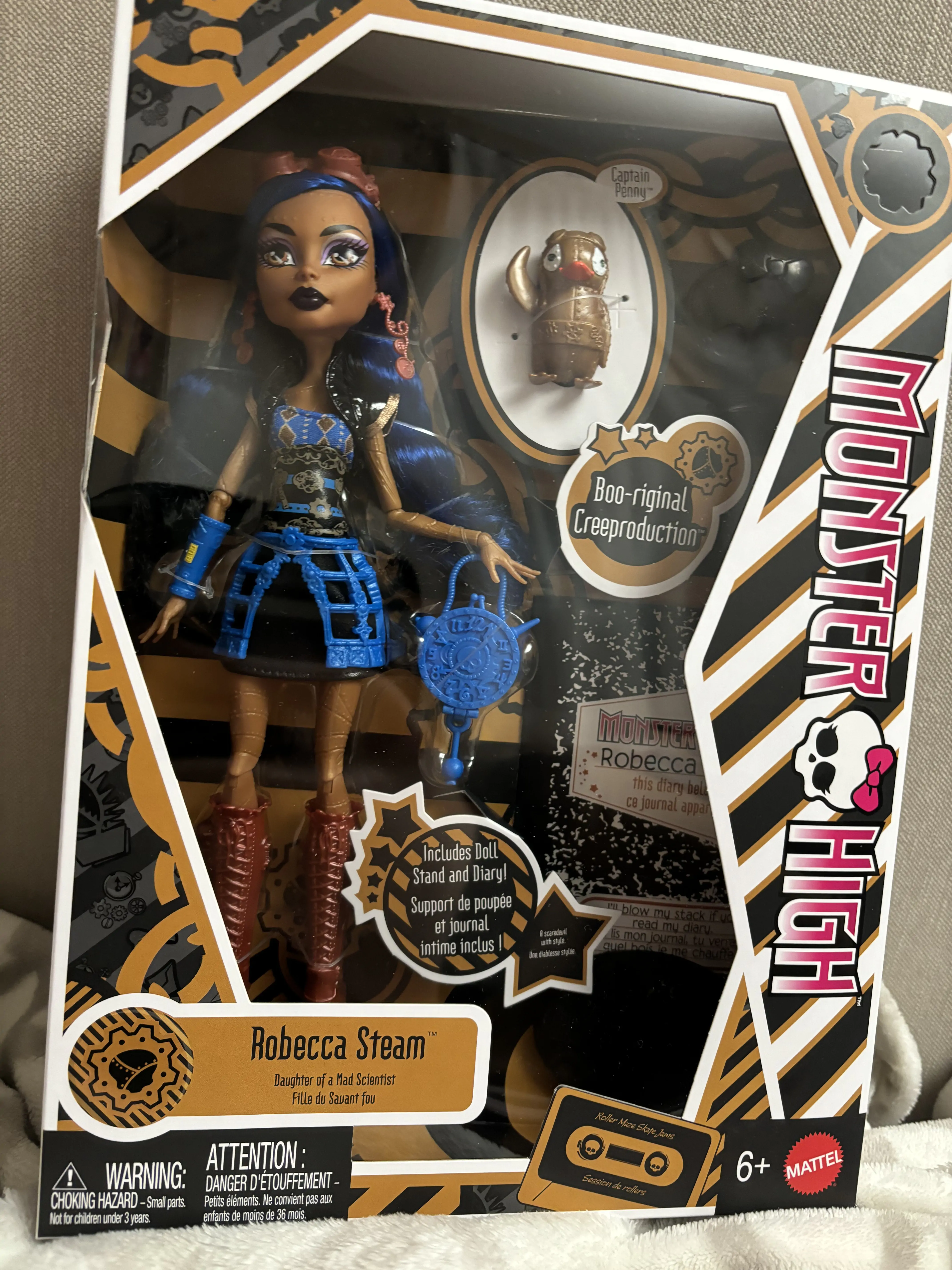 Păpușă de colecție Monster High Robecca Steam poza produsului